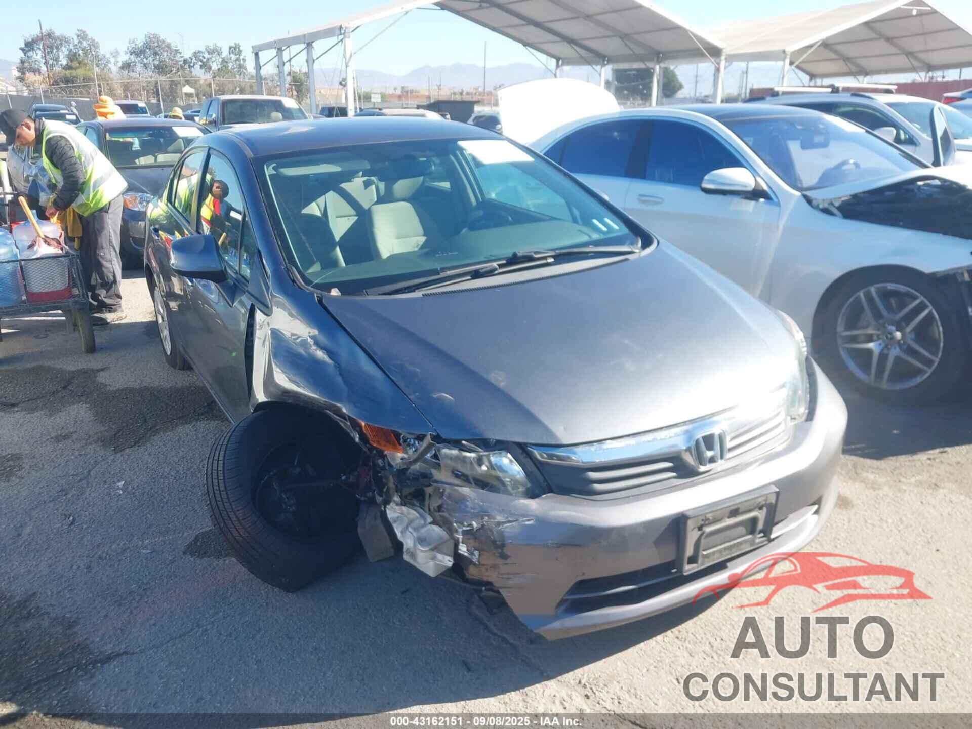 HONDA CIVIC 2012 - 19XFB2F5XCE387283