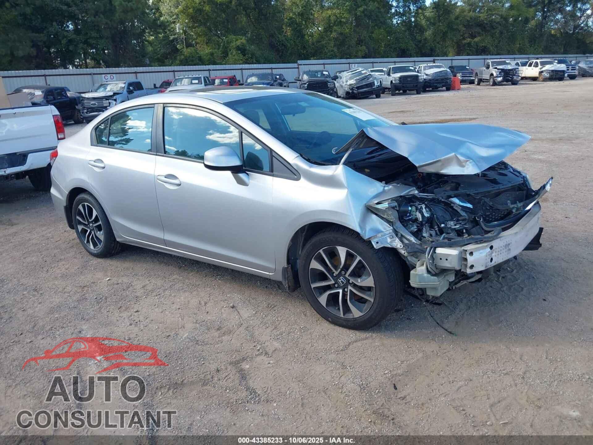 HONDA CIVIC 2013 - 19XFB2F93DE032931