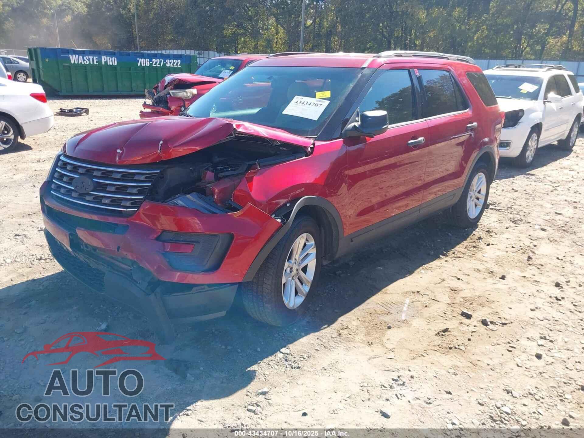FORD EXPLORER 2016 - 1FM5K7B86GGA75374