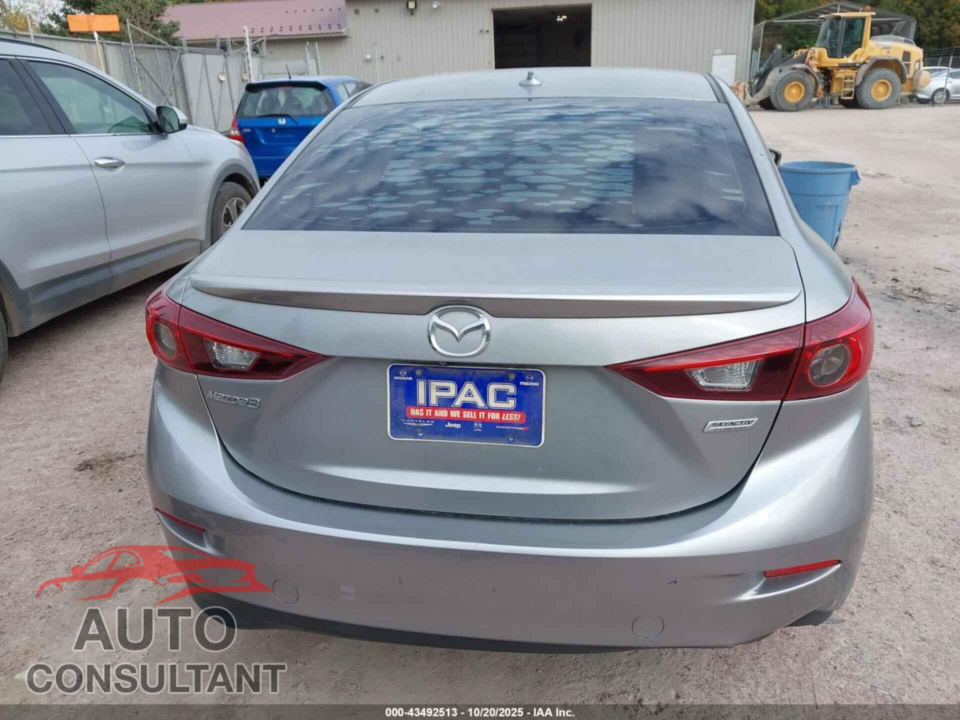 MAZDA MAZDA3 2014 - JM1BM1W70E1116887