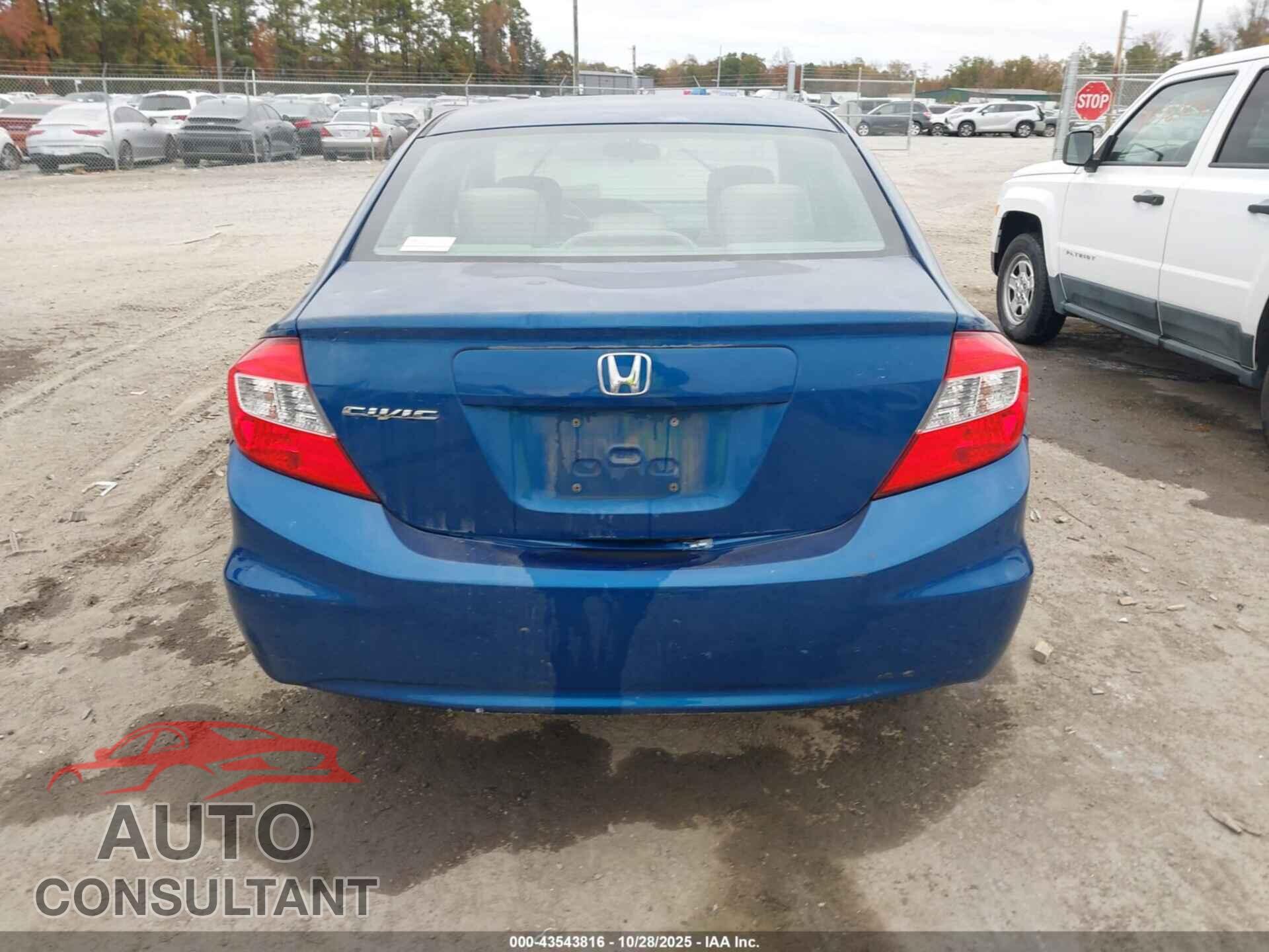 HONDA CIVIC 2012 - 2HGFB2F82CH536964