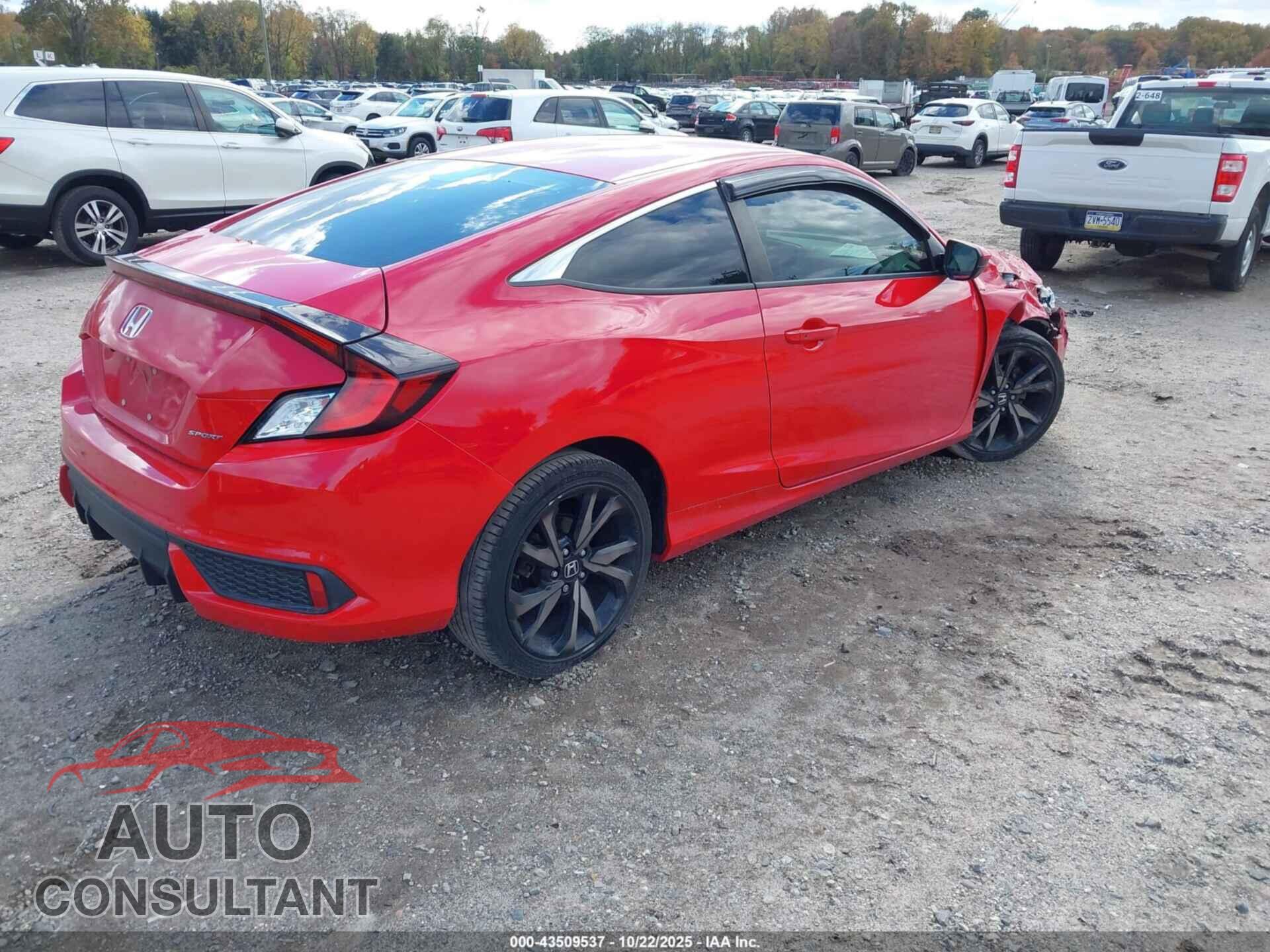 HONDA CIVIC 2019 - 2HGFC4B87KH307290