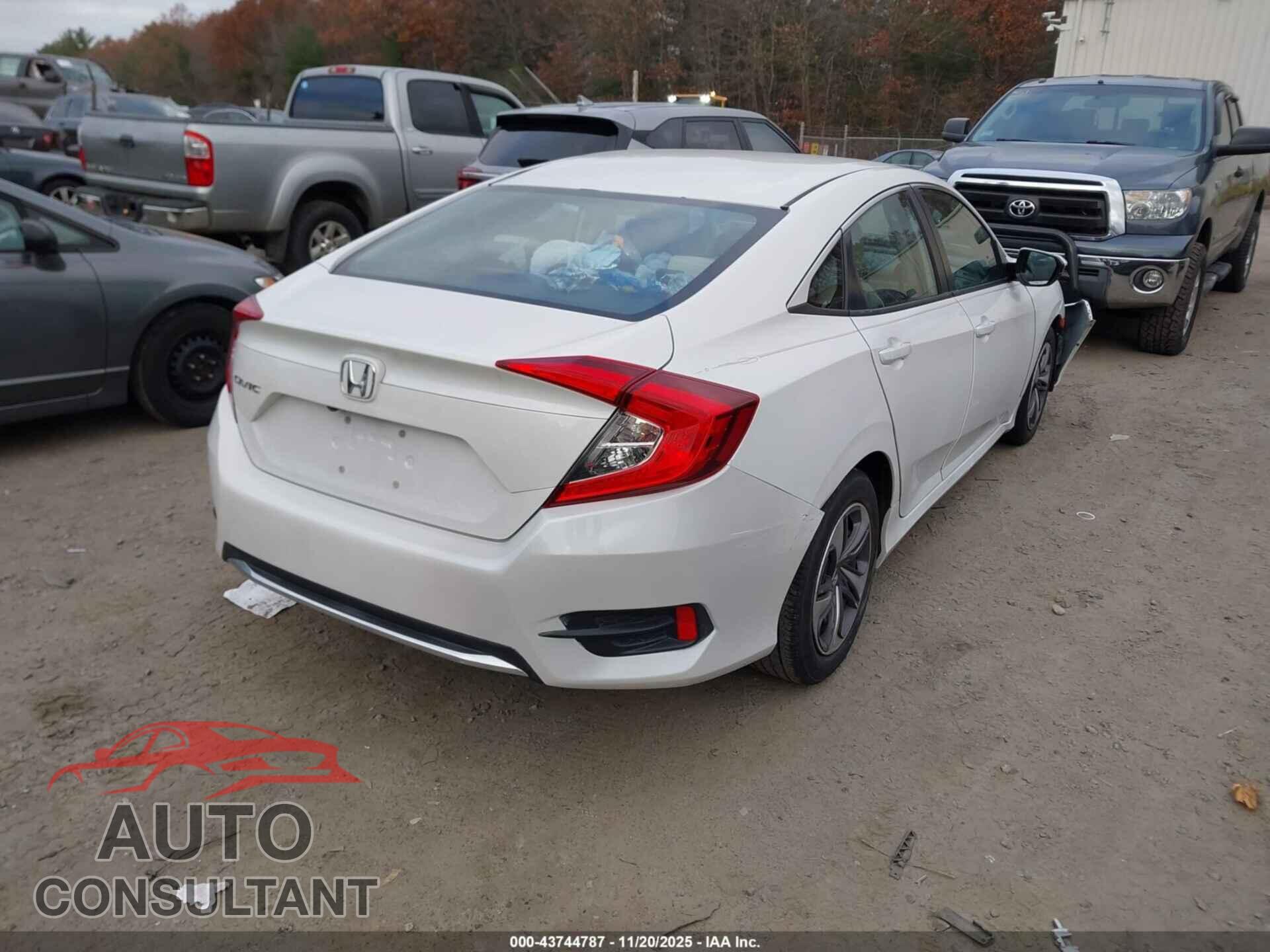 HONDA CIVIC 2020 - 19XFC2F6XLE010085