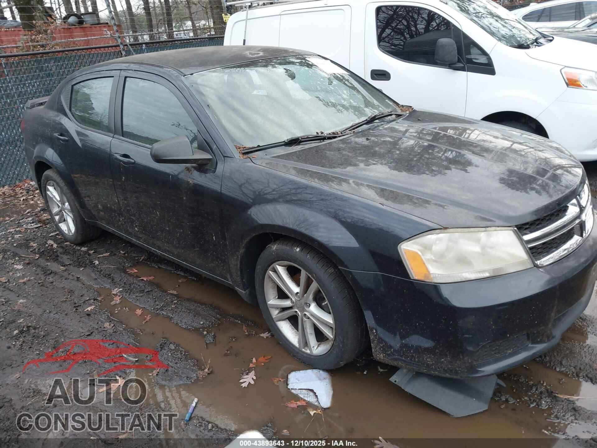 DODGE AVENGER 2012 - 1C3CDZAG5CN314143