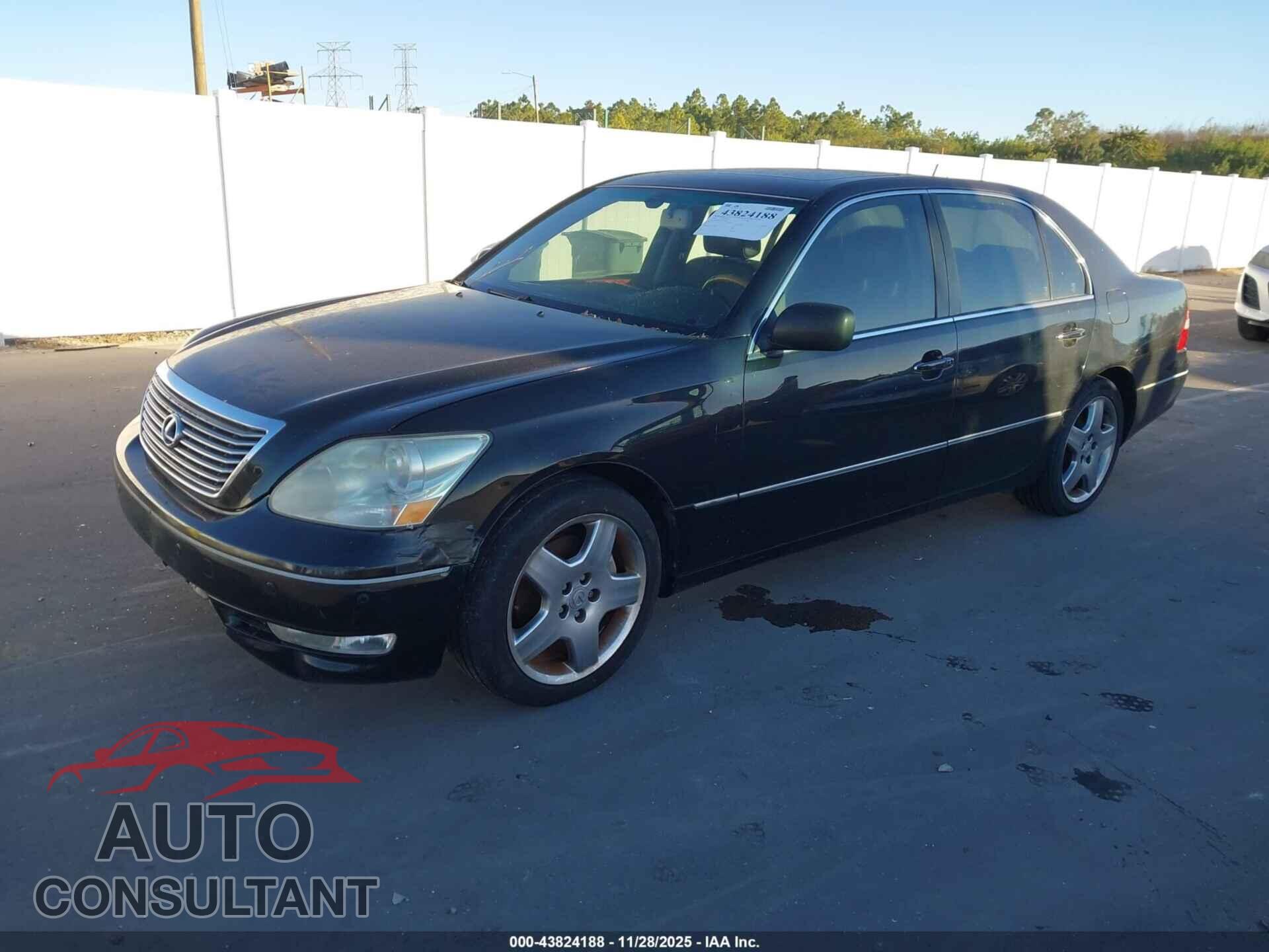 LEXUS LS 430 2005 - JTHBN36F255013090