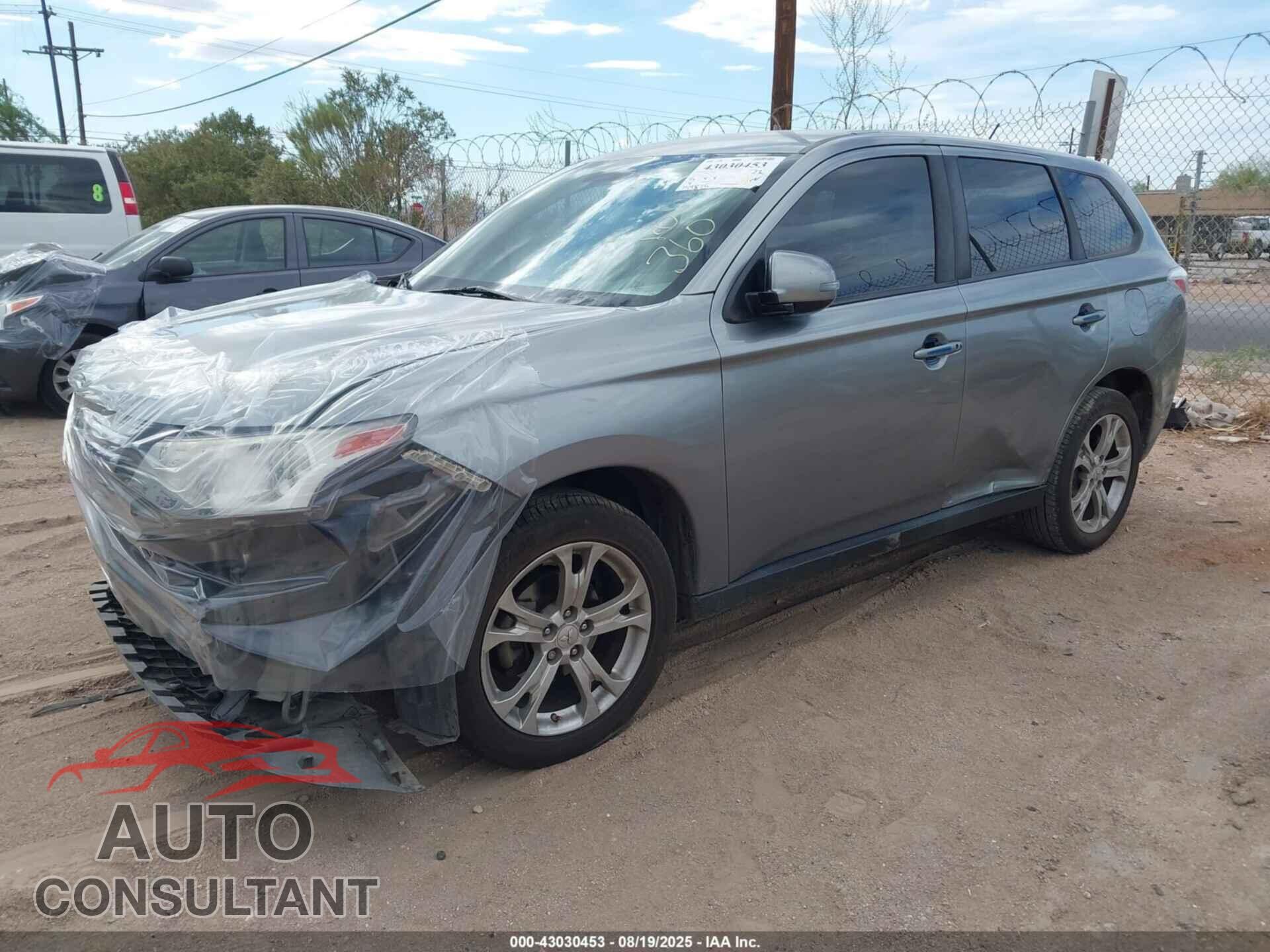MITSUBISHI OUTLANDER 2014 - JA4AD3A33EZ020078
