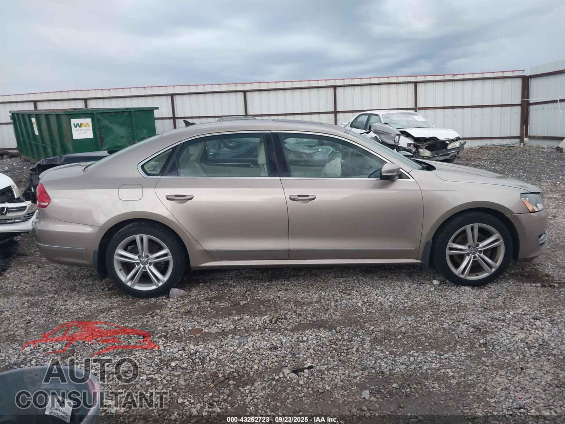 VOLKSWAGEN PASSAT 2015 - 1VWCV7A39FC074649