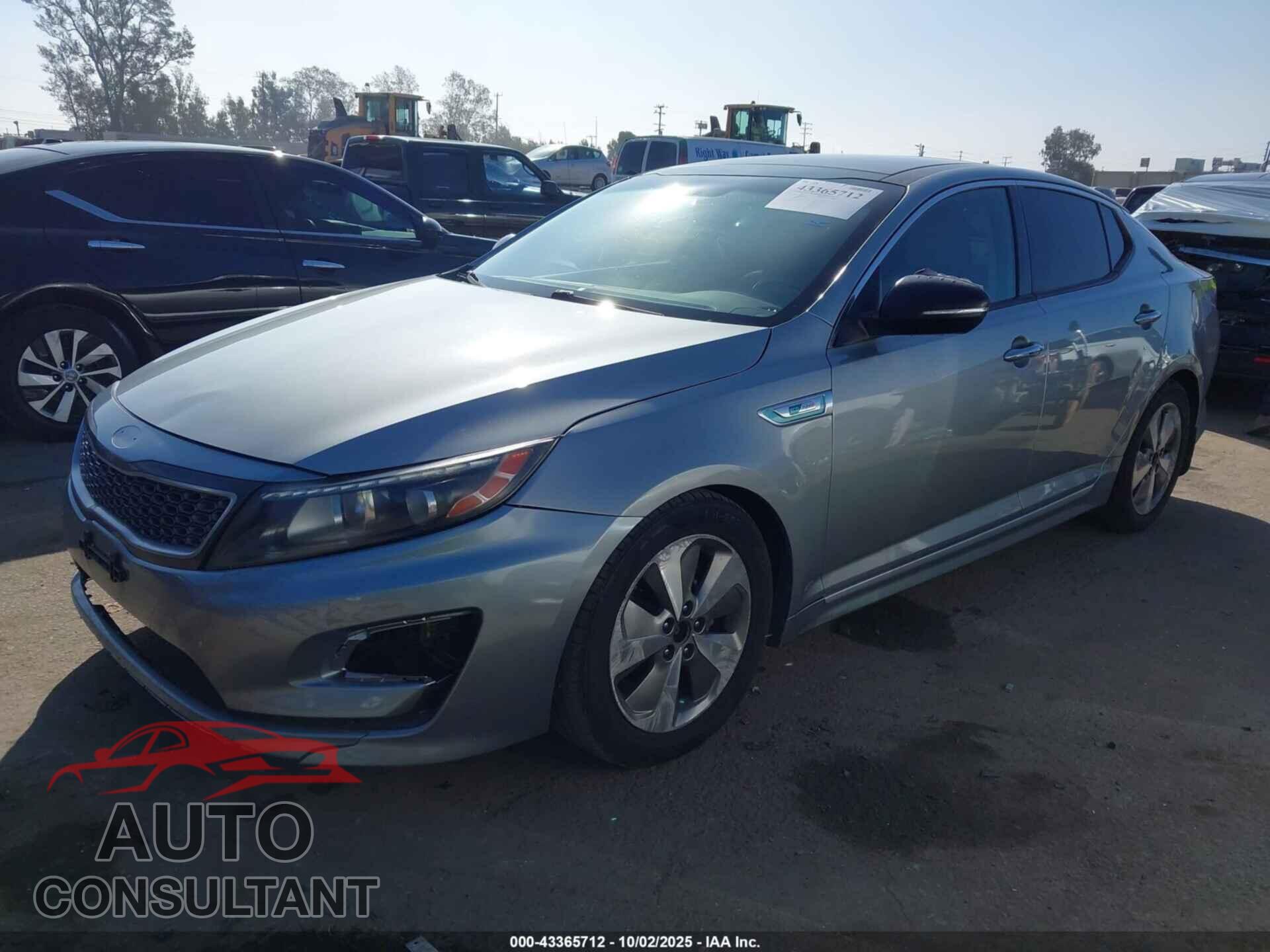 KIA OPTIMA HYBRID 2015 - KNAGN4AD3F5084736