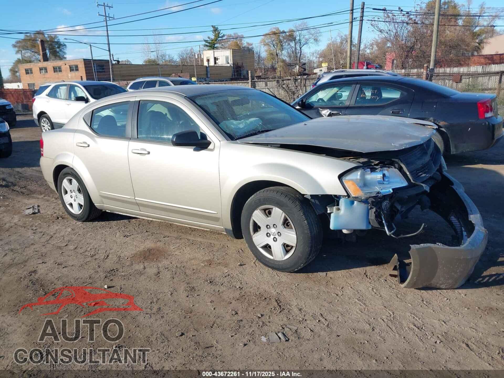DODGE AVENGER 2009 - 1B3LC46B89N537995