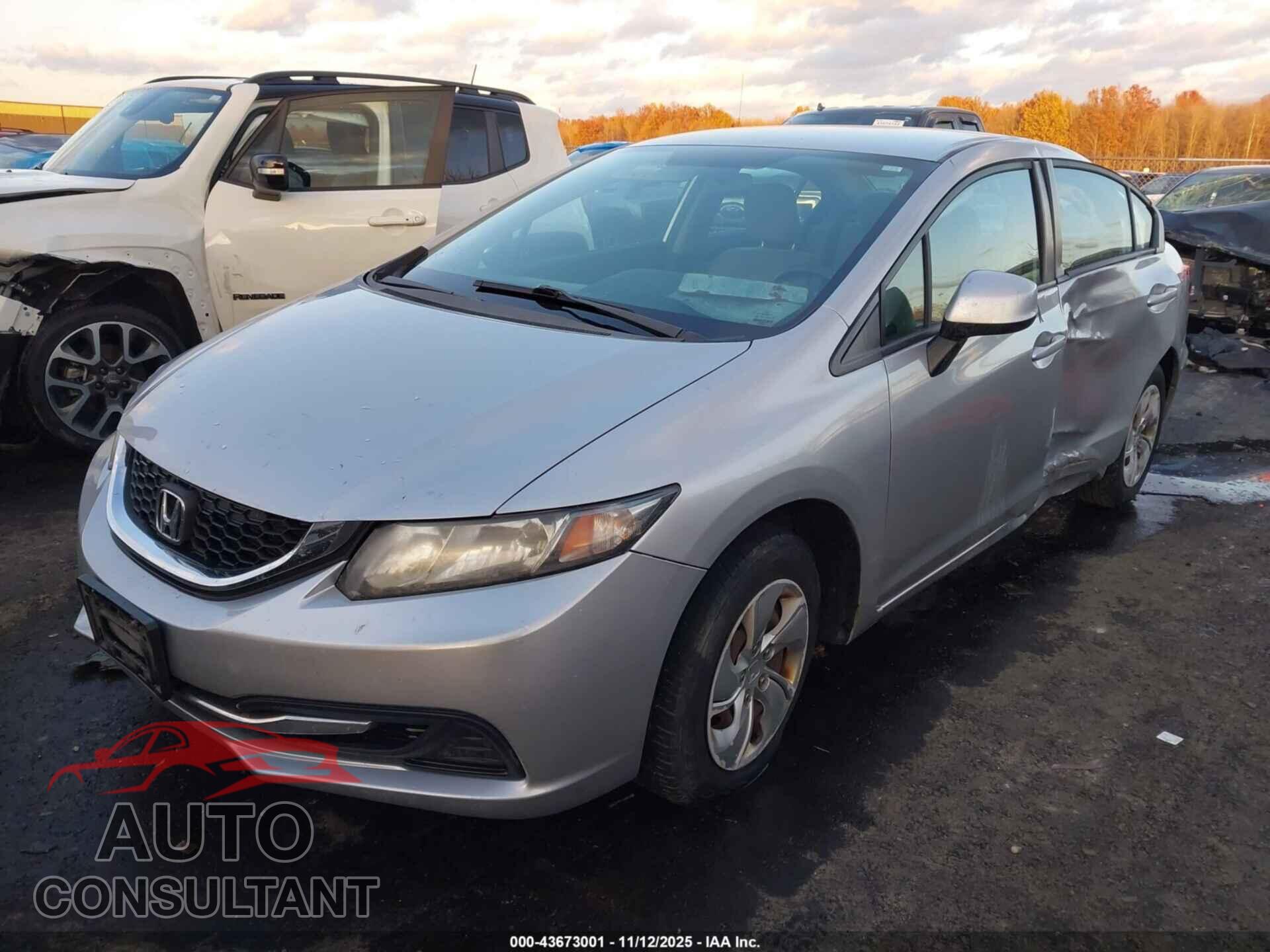 HONDA CIVIC 2013 - 19XFB2F55DE049632