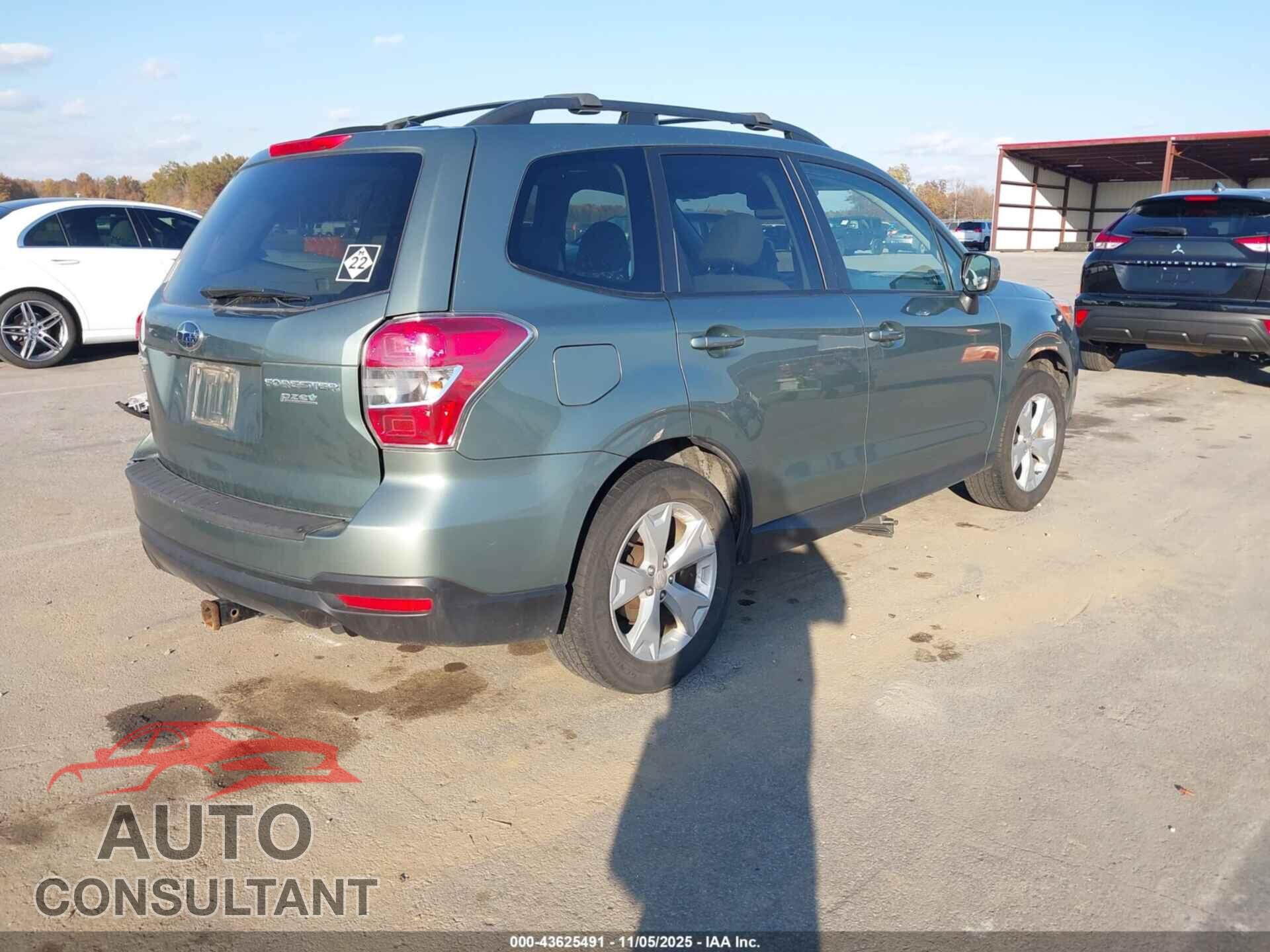 SUBARU FORESTER 2015 - JF2SJADC5FH540925