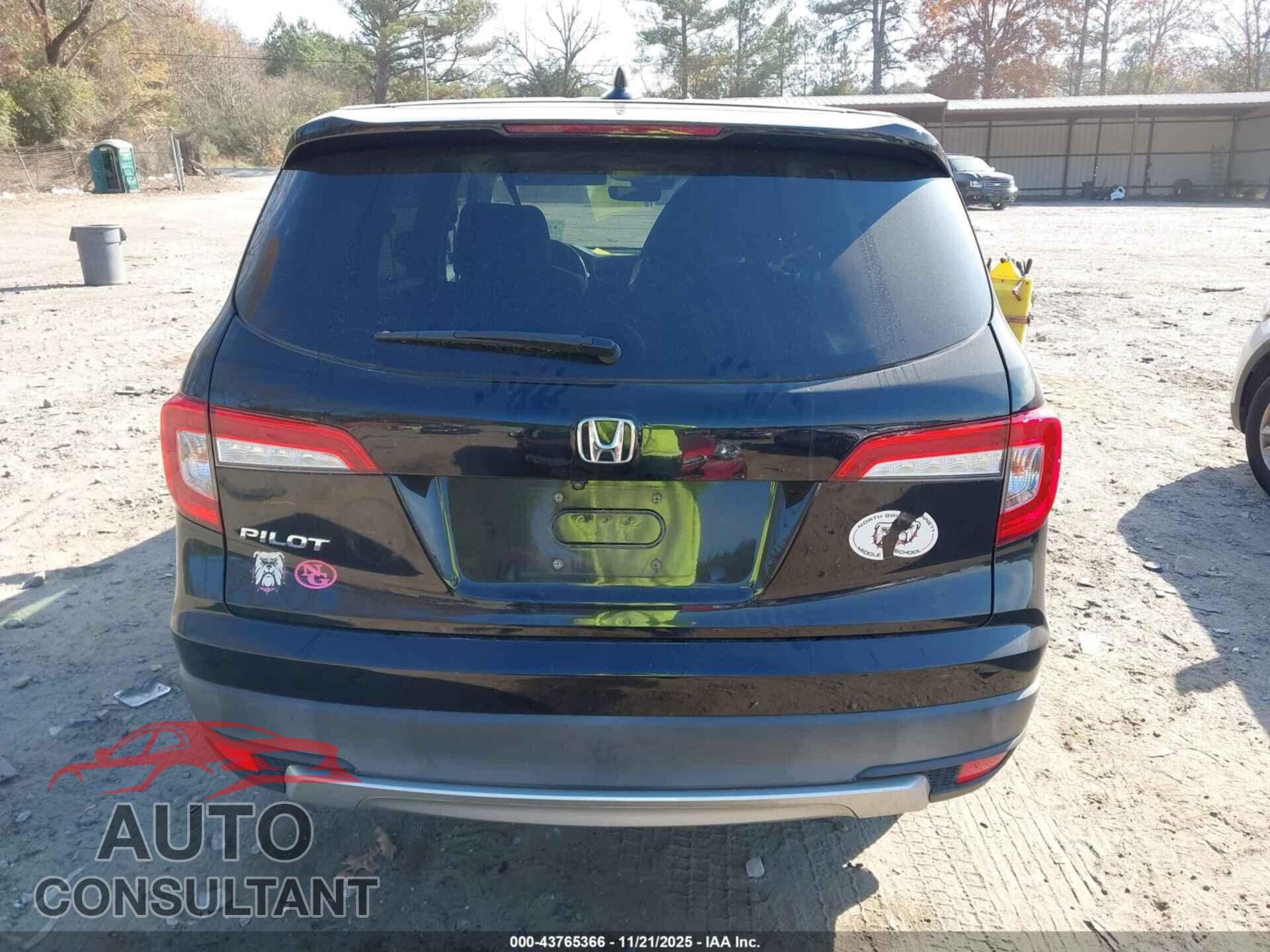 HONDA PILOT 2019 - 5FNYF5H55KB047012