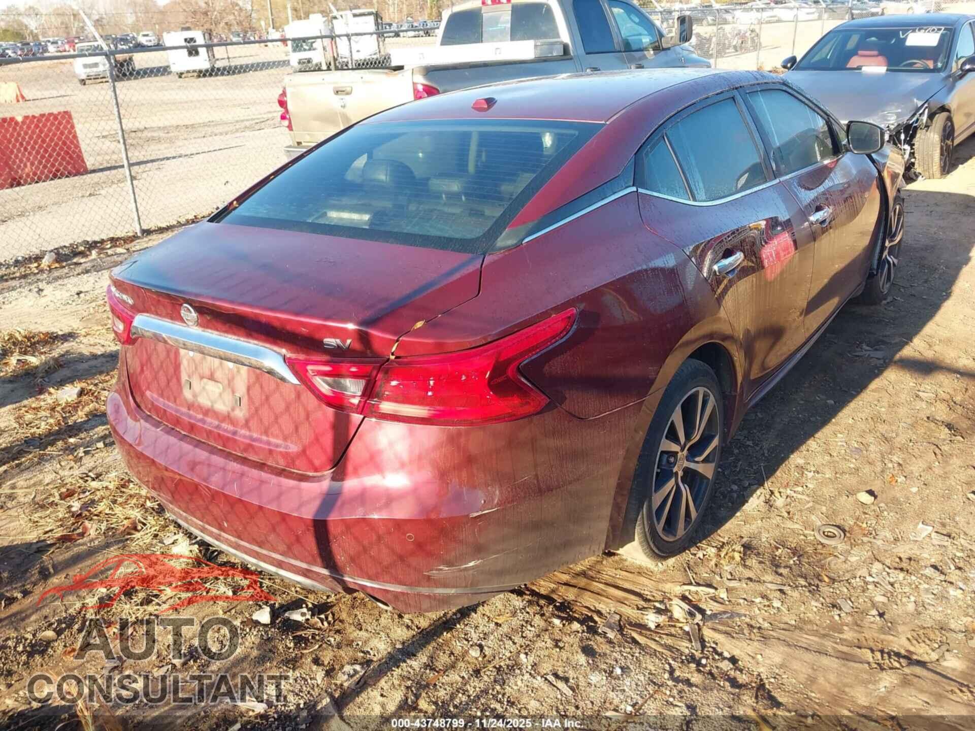 NISSAN MAXIMA 2017 - 1N4AA6AP1HC377677
