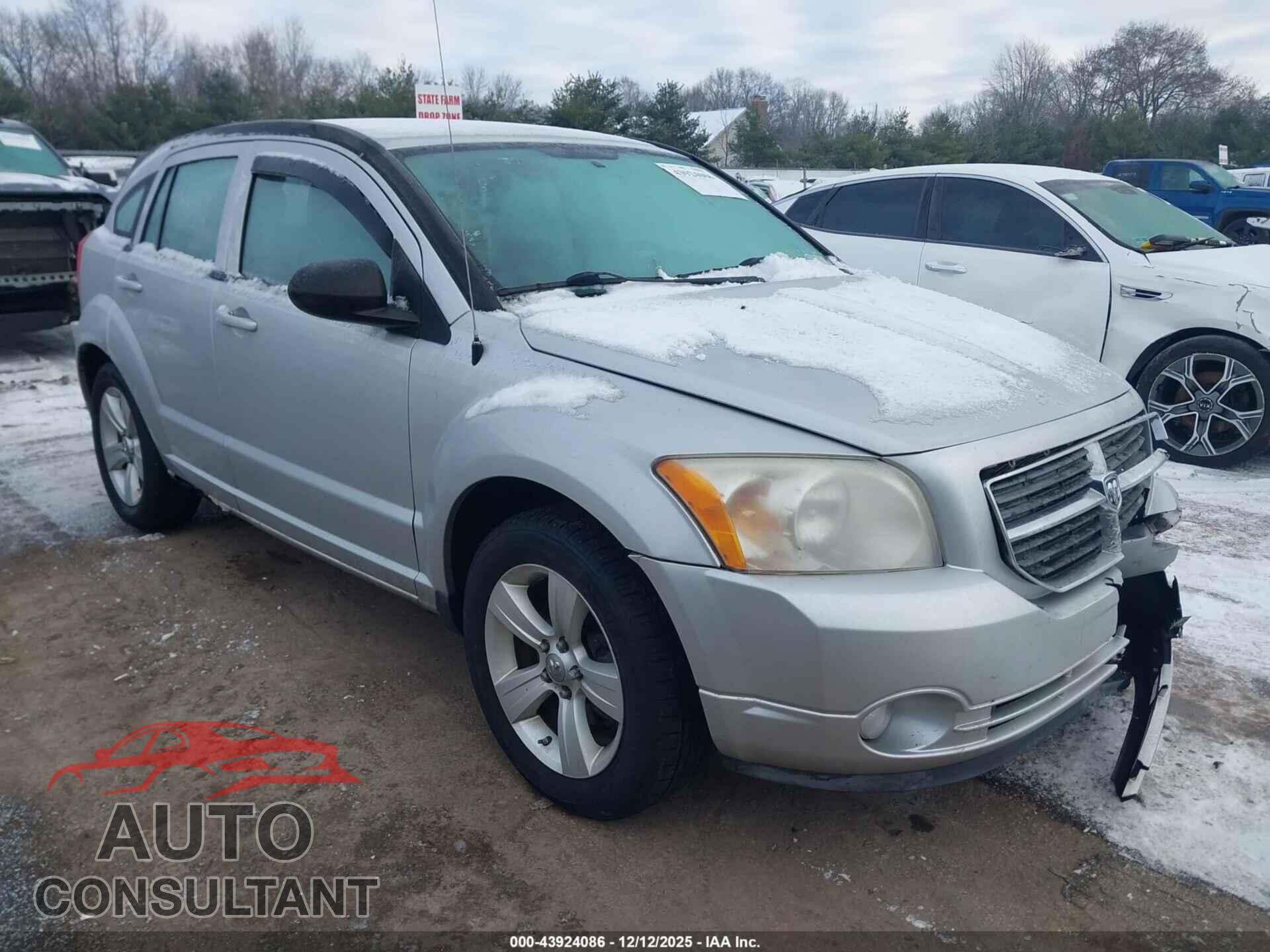 DODGE CALIBER 2012 - 1C3CDWDA9CD505916