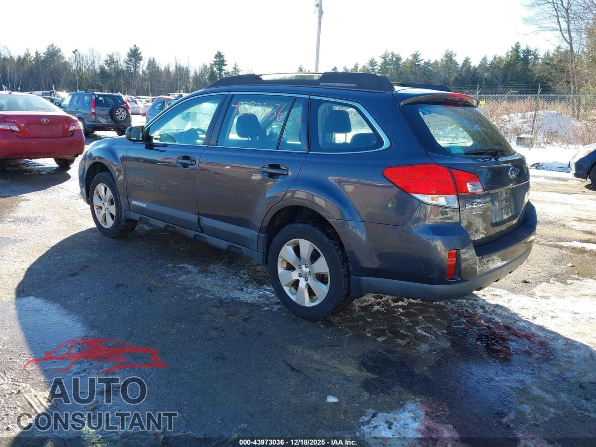 SUBARU OUTBACK 2012 - 4S4BRBAC7C3211357