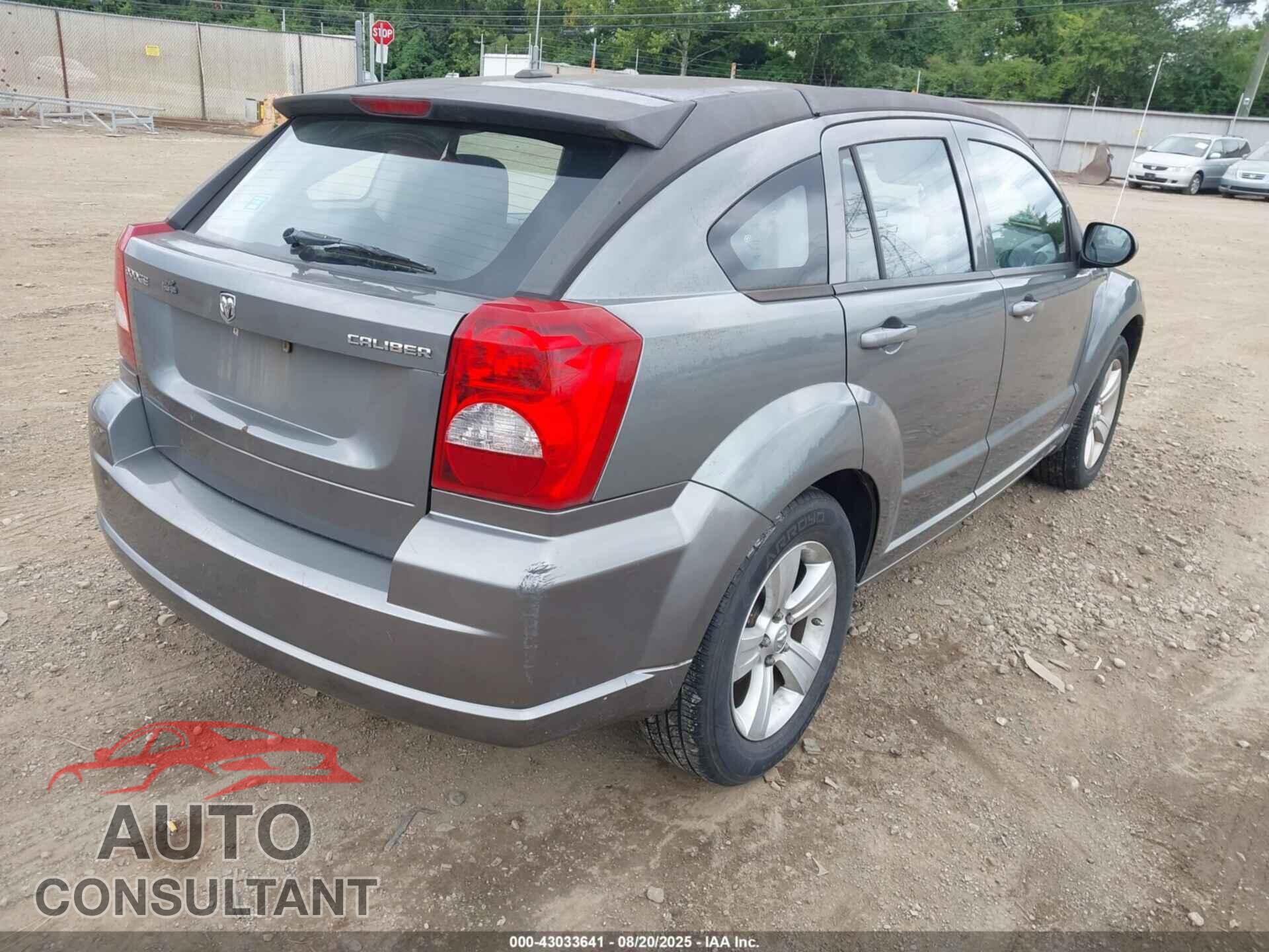 DODGE CALIBER 2012 - 1C3CDWDAXCD508470