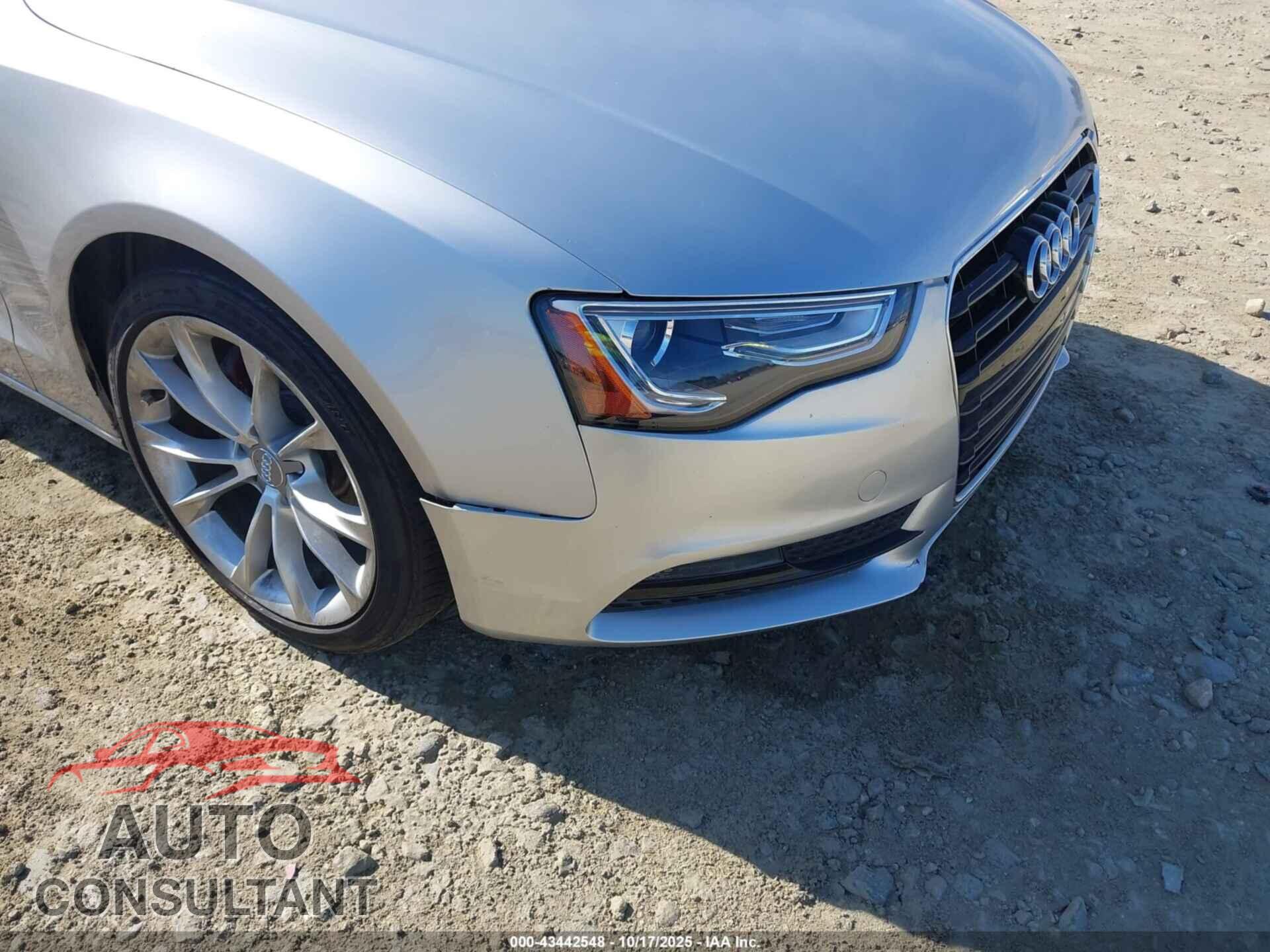 AUDI A5 2013 - WAULFAFRXDA001936