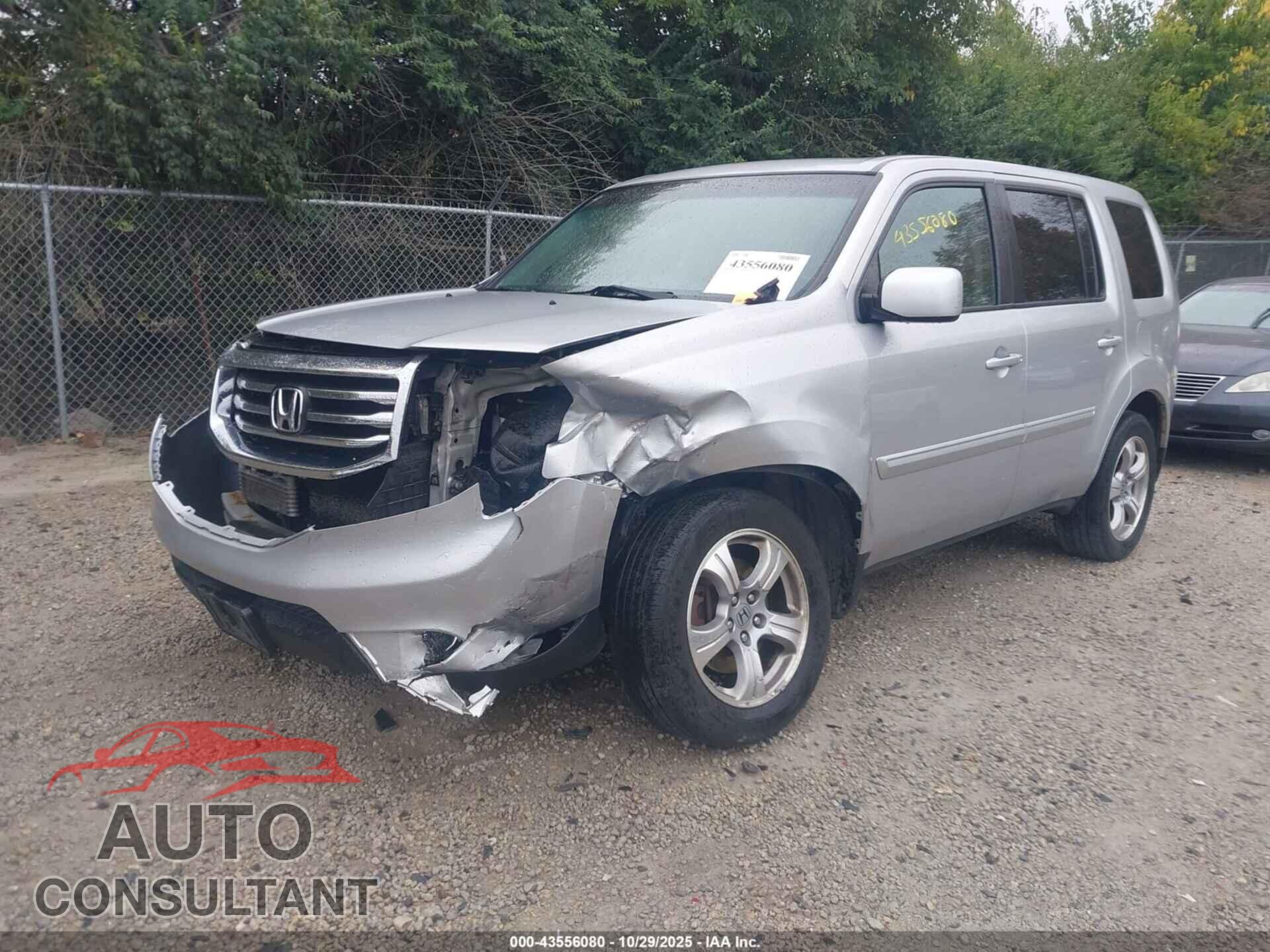 HONDA PILOT 2012 - 5FNYF4H56CB033762