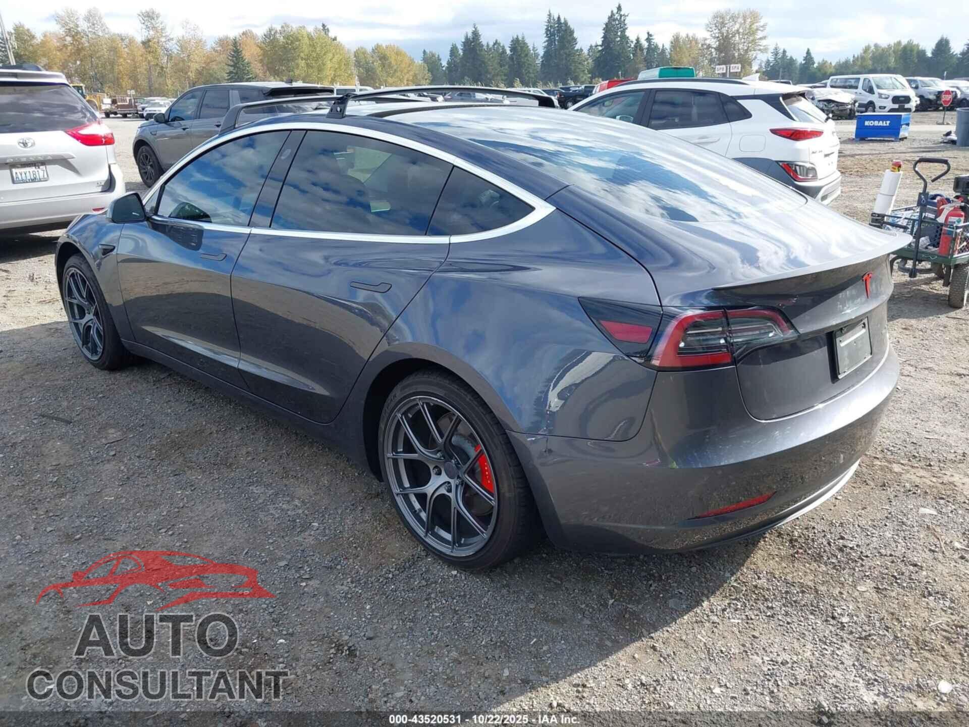 TESLA MODEL 3 2019 - 5YJ3E1EB4KF434635