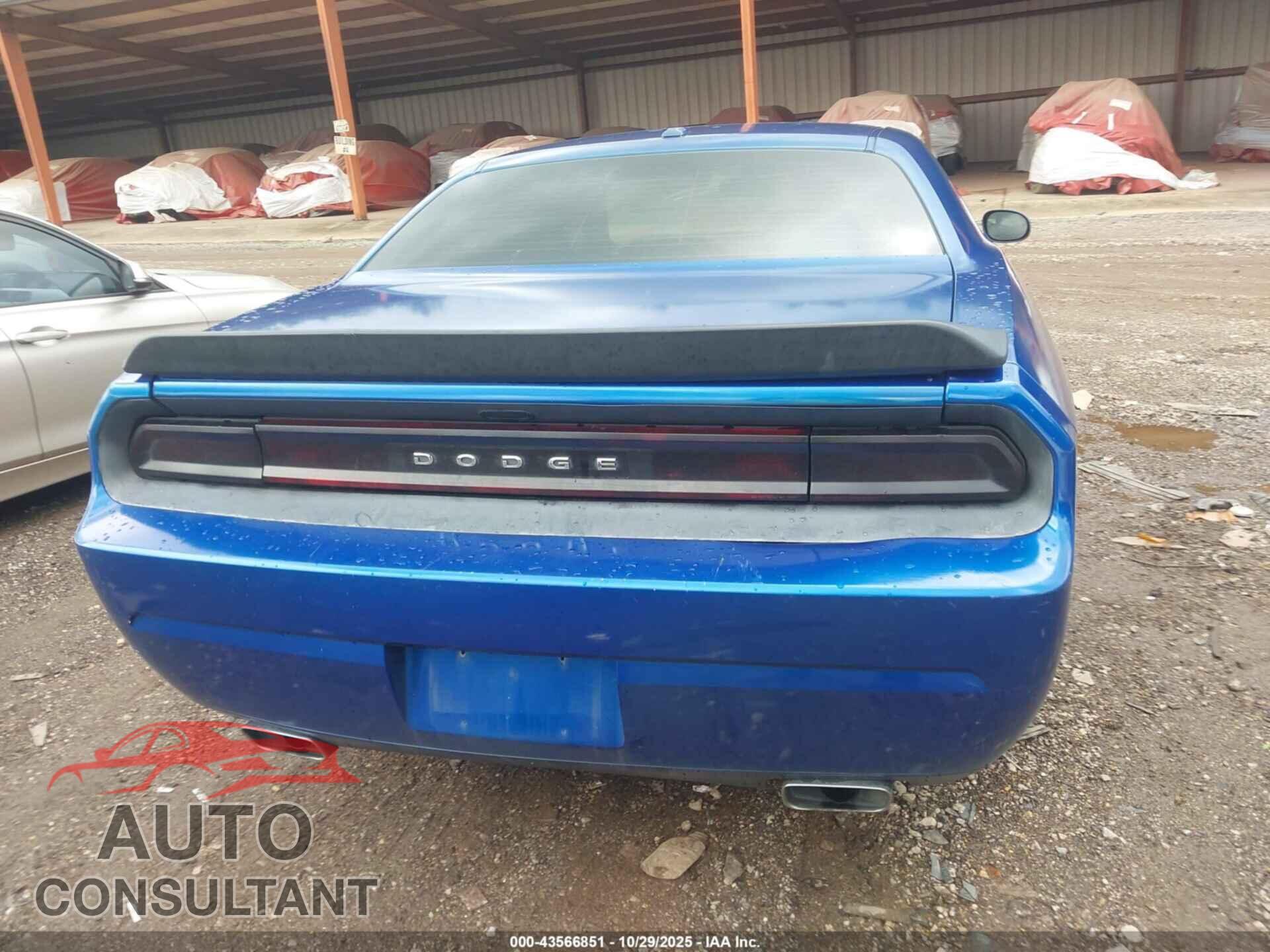 DODGE CHALLENGER 2012 - 2C3CDYAGXCH180300
