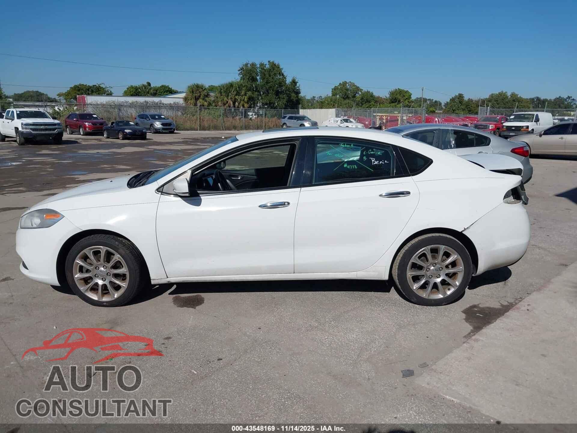 DODGE DART 2013 - 1C3CDFCA8DD111083