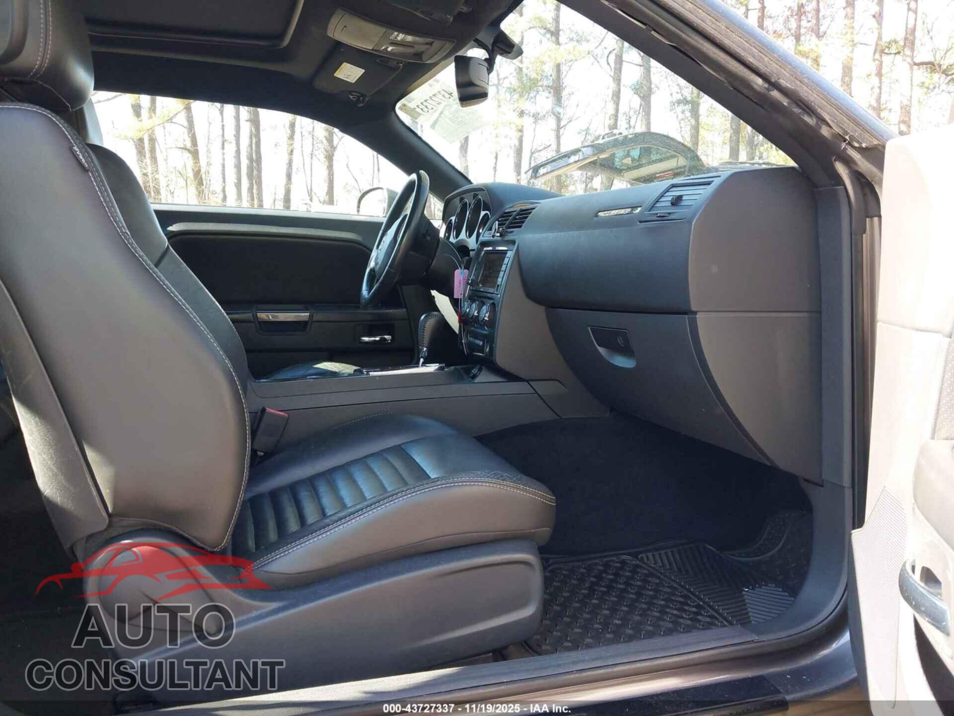 DODGE CHALLENGER 2013 - 2C3CDYAG8DH562701