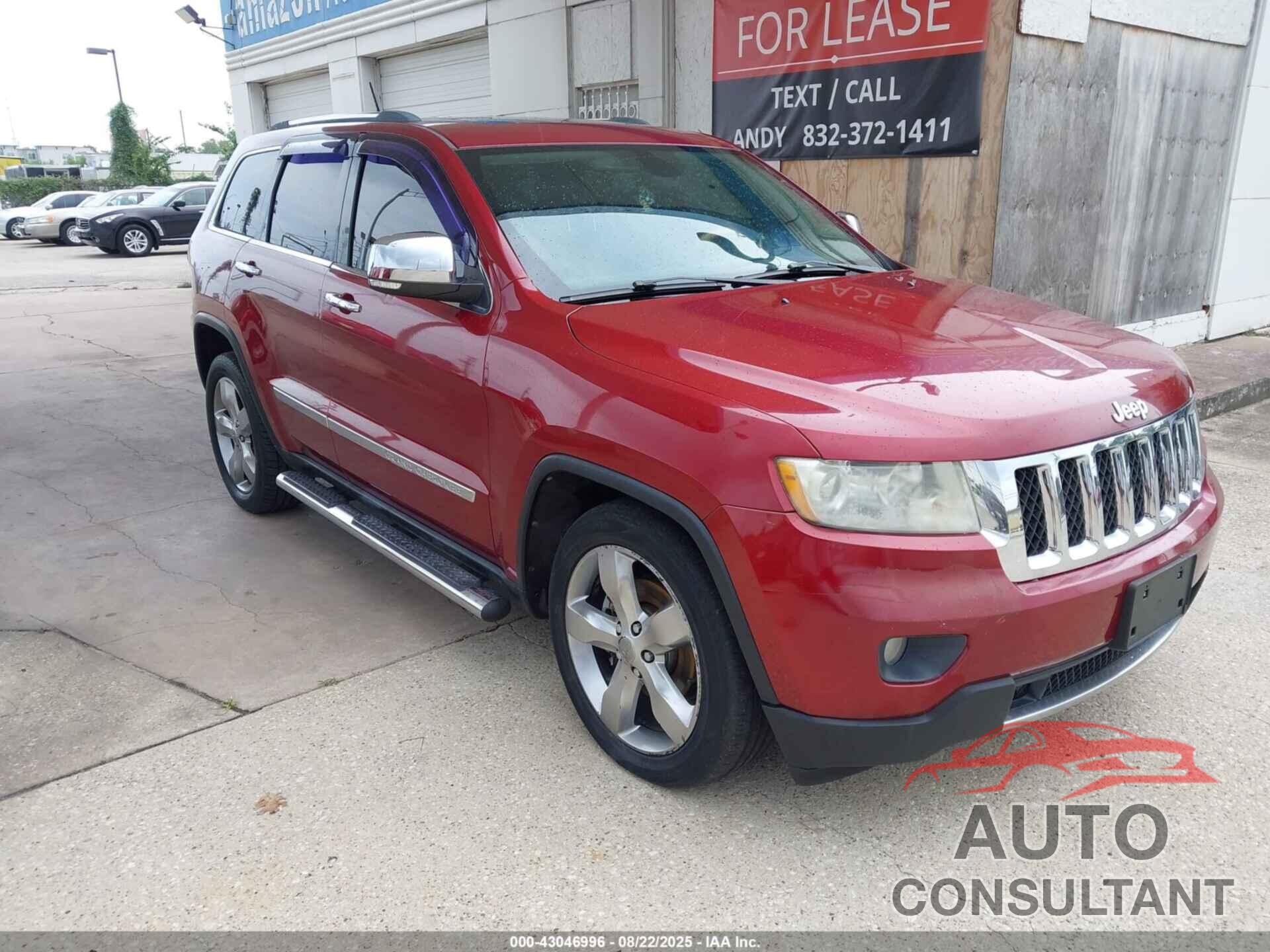 JEEP GRAND CHEROKEE 2013 - 1C4RJECT3DC546612