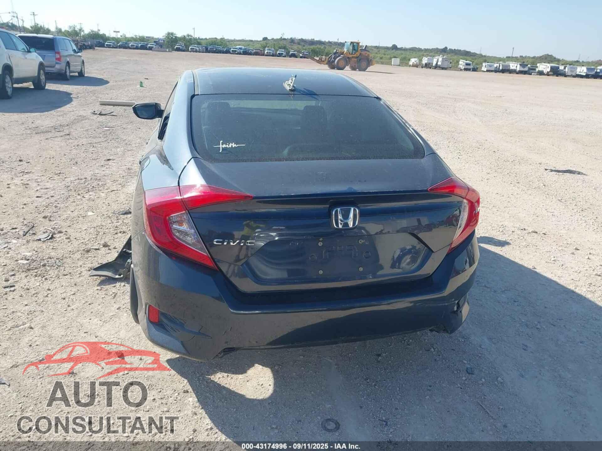 HONDA CIVIC 2017 - 19XFC2F72HE019248