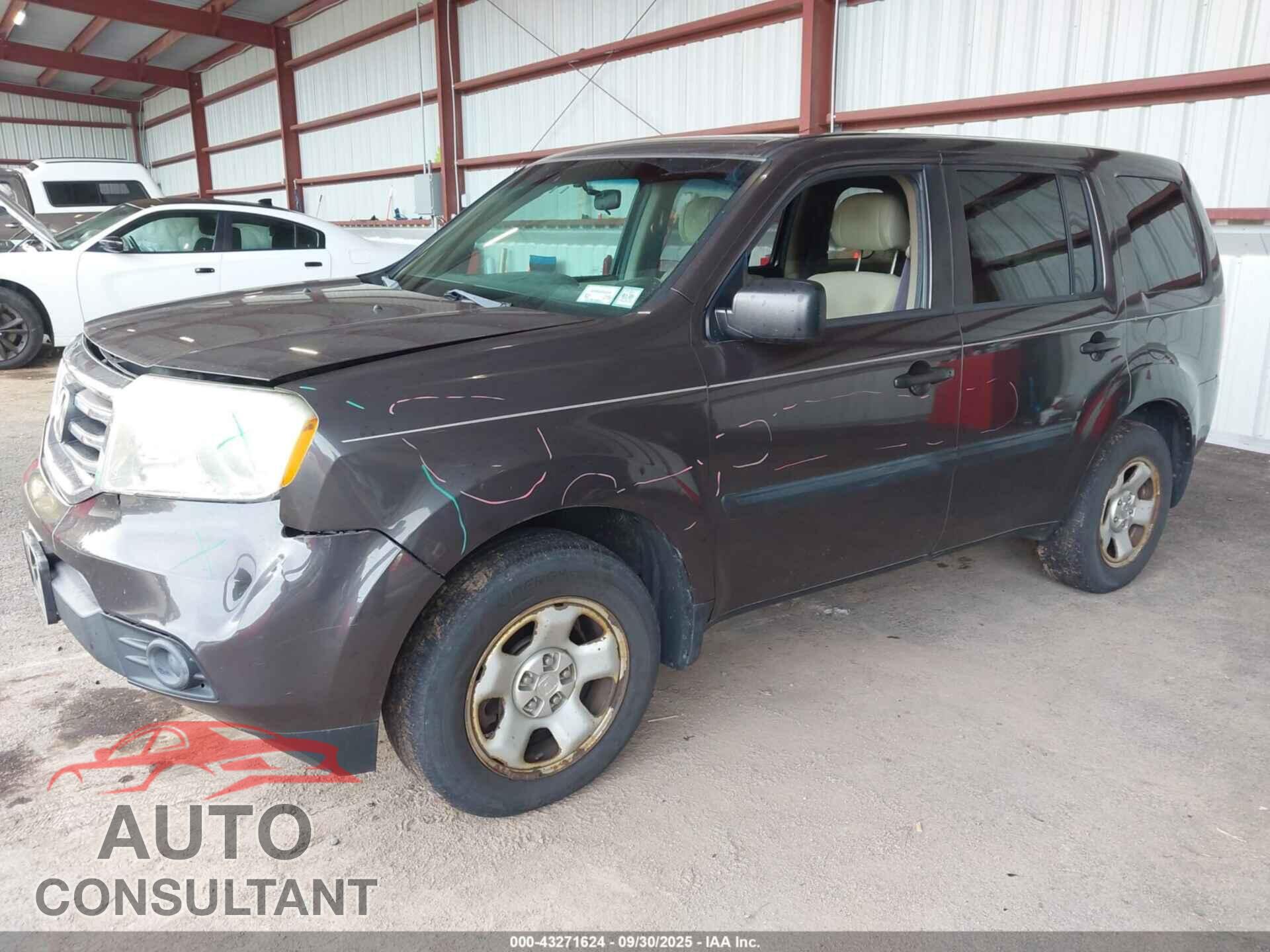 HONDA PILOT 2012 - 5FNYF4H2XCB009826