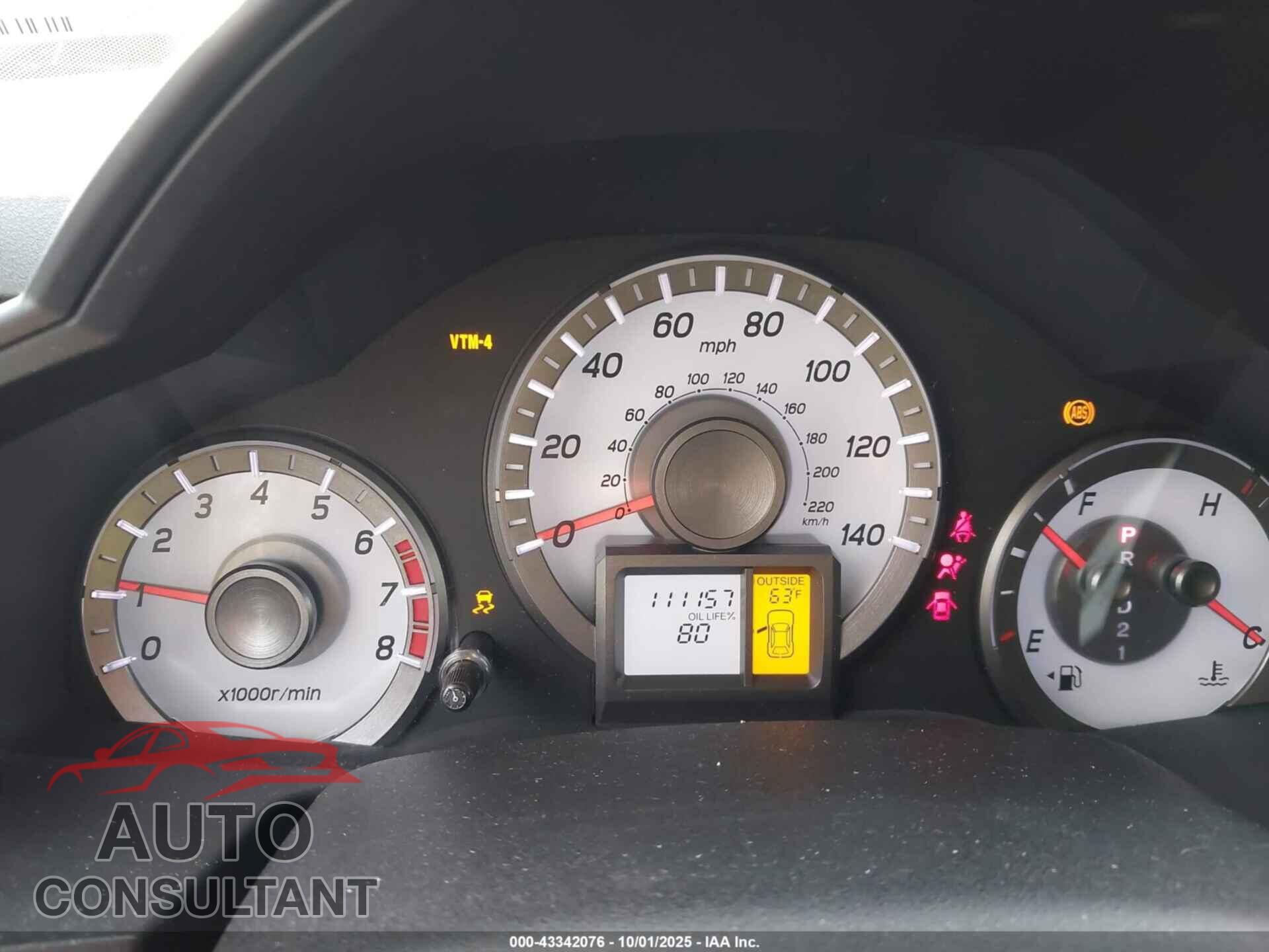 HONDA PILOT 2012 - 5FNYF4H50CB034034