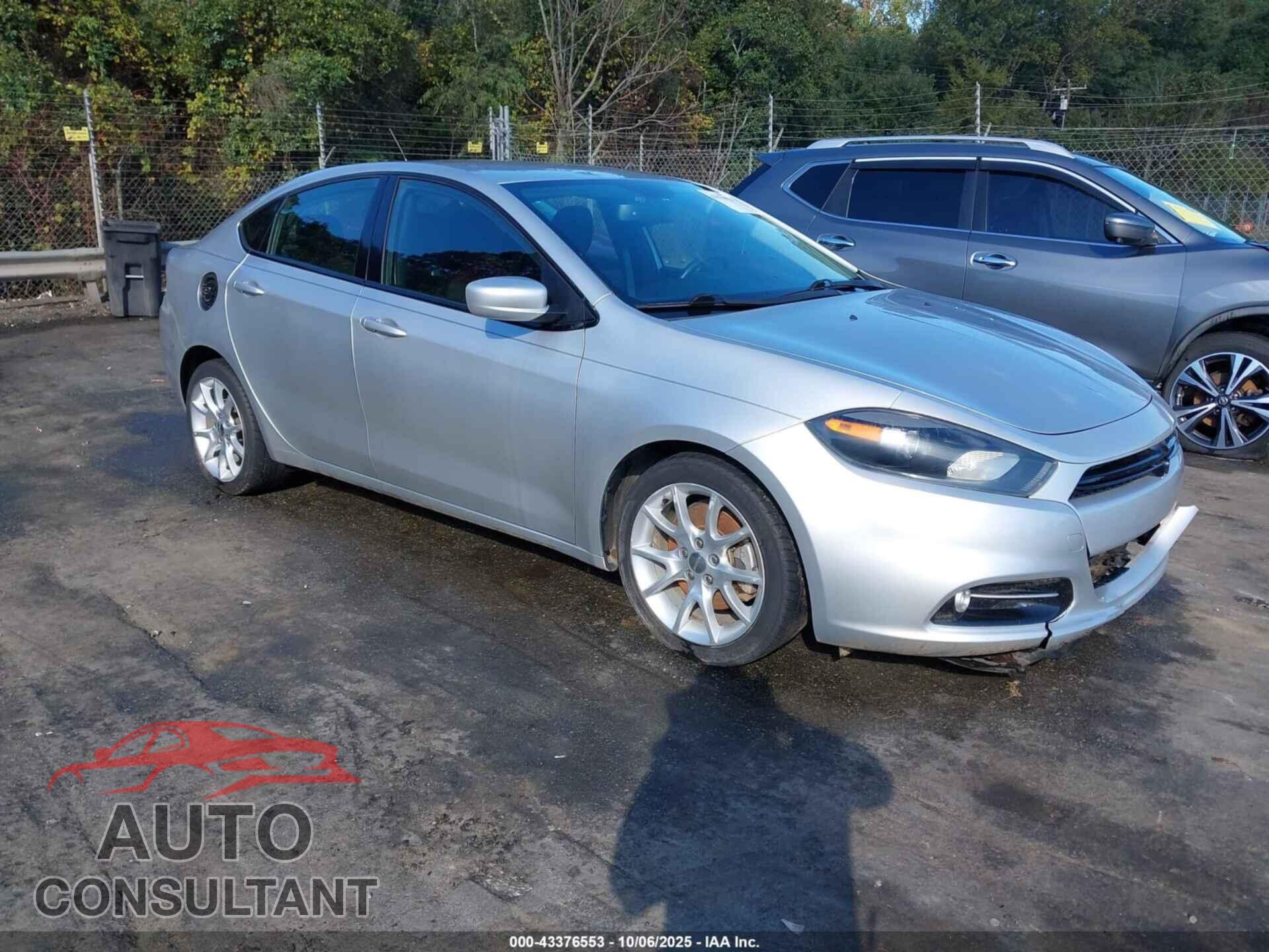 DODGE DART 2013 - 1C3CDFBA7DD296891