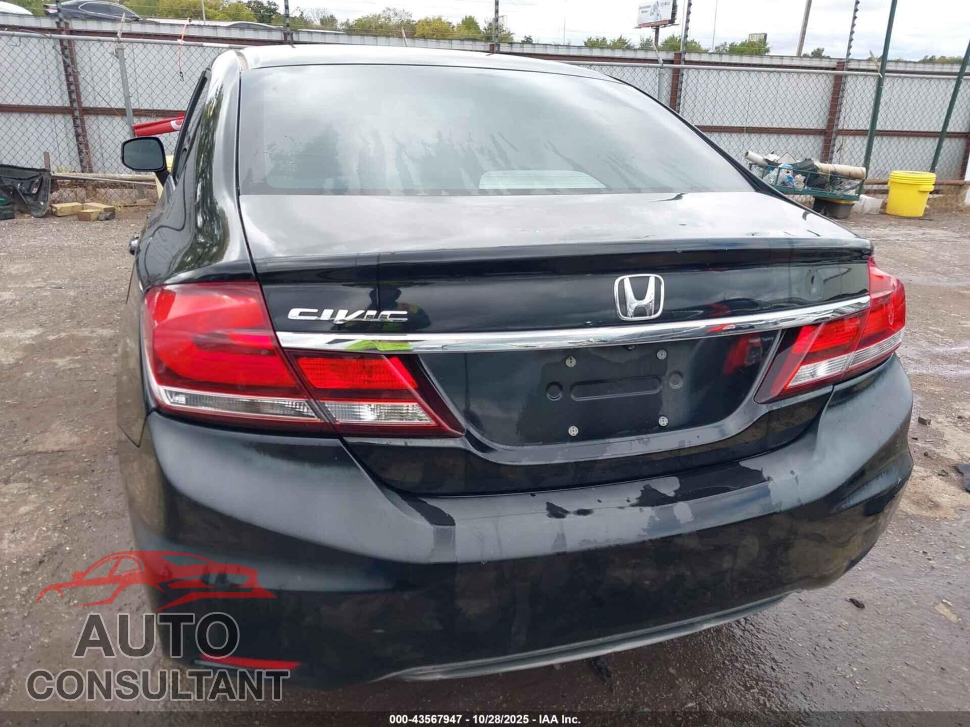 HONDA CIVIC 2013 - 19XFB2F54DE053588