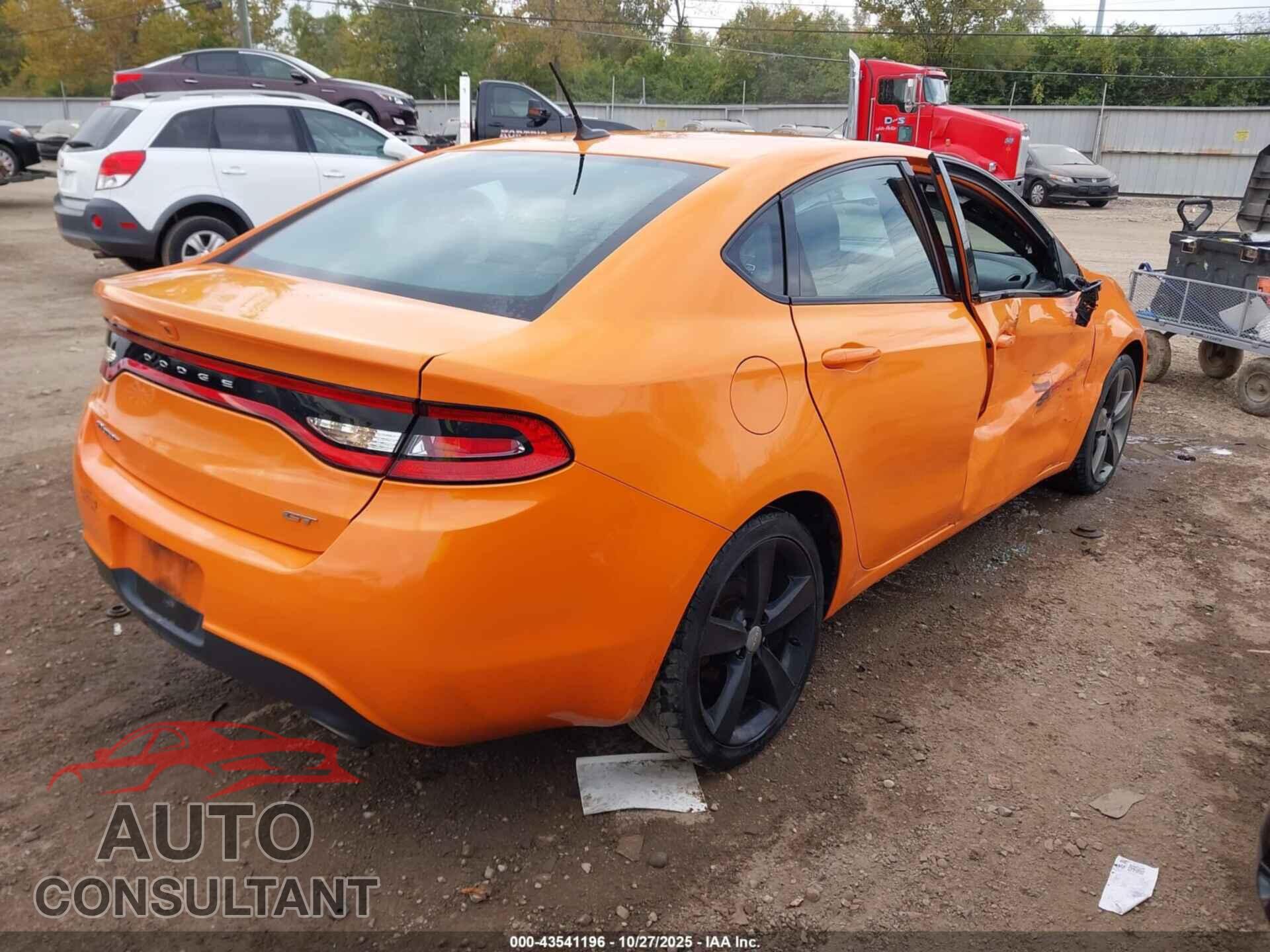 DODGE DART 2014 - 1C3CDFEB8ED832916