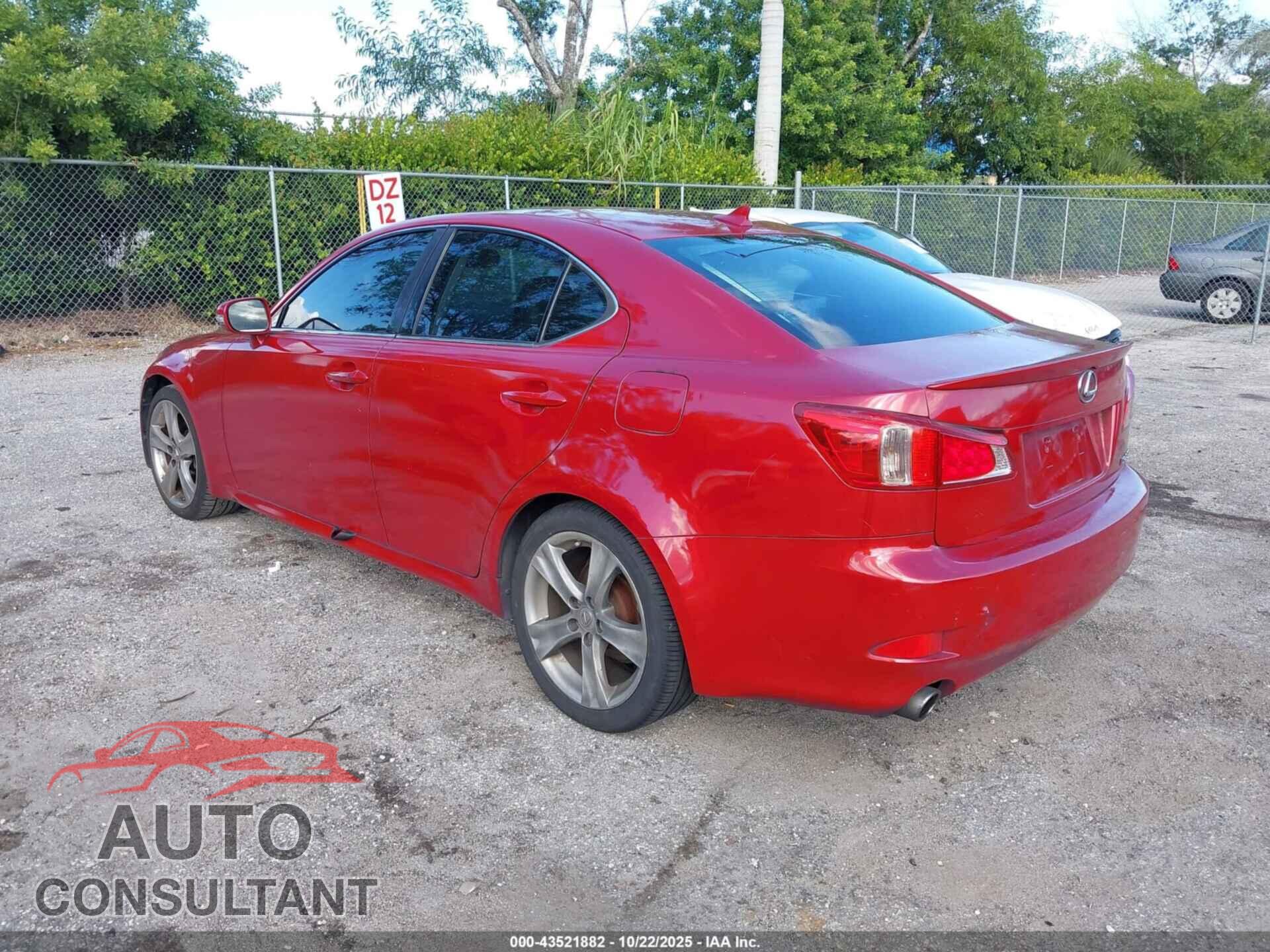 LEXUS IS 250 2011 - JTHBF5C26B5145209
