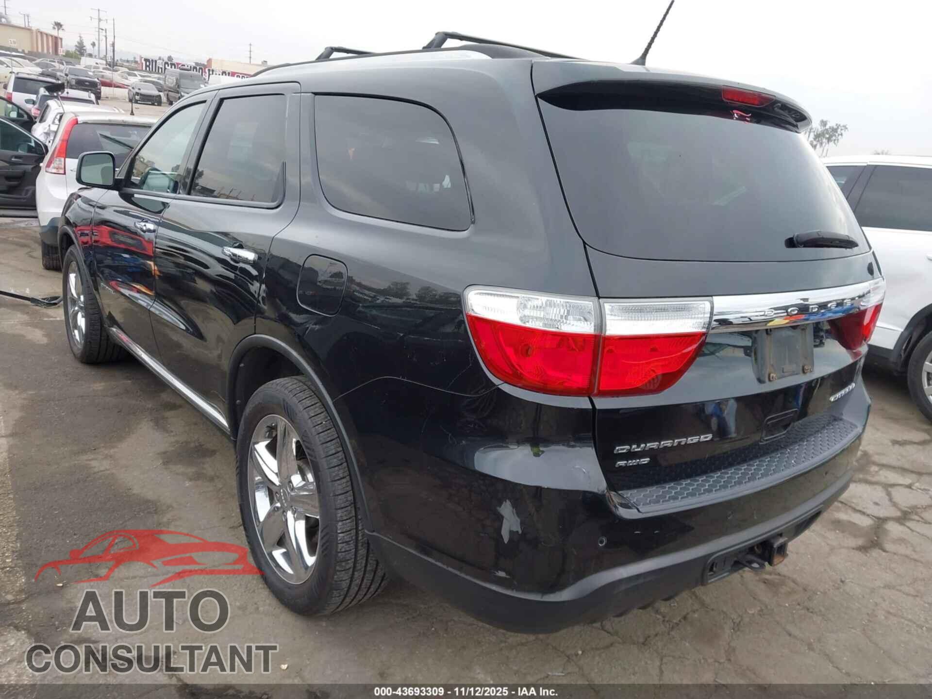 DODGE DURANGO 2012 - 1C4RDJEG6CC147689