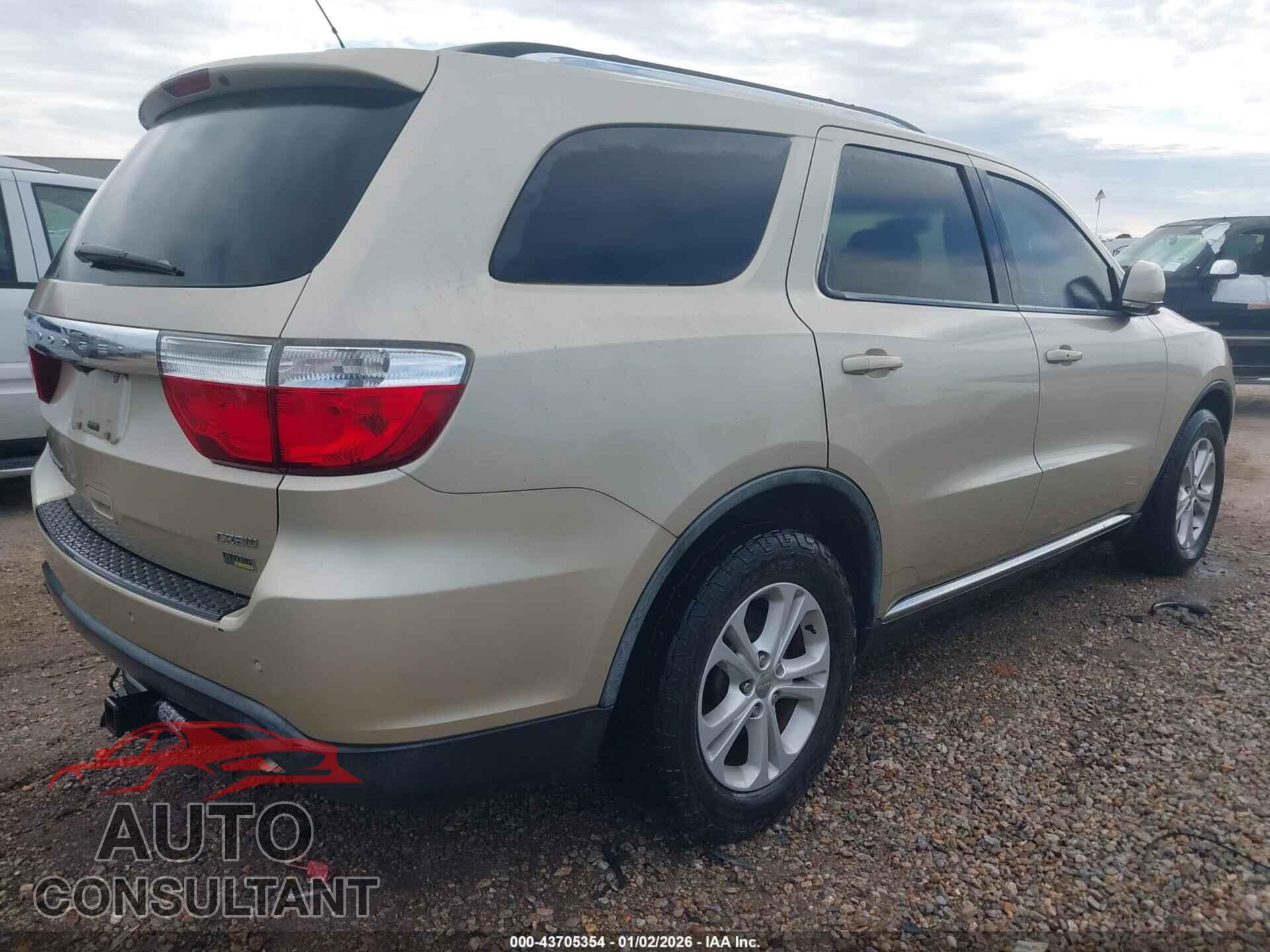 DODGE DURANGO 2012 - 1C4RDHDGXCC113636