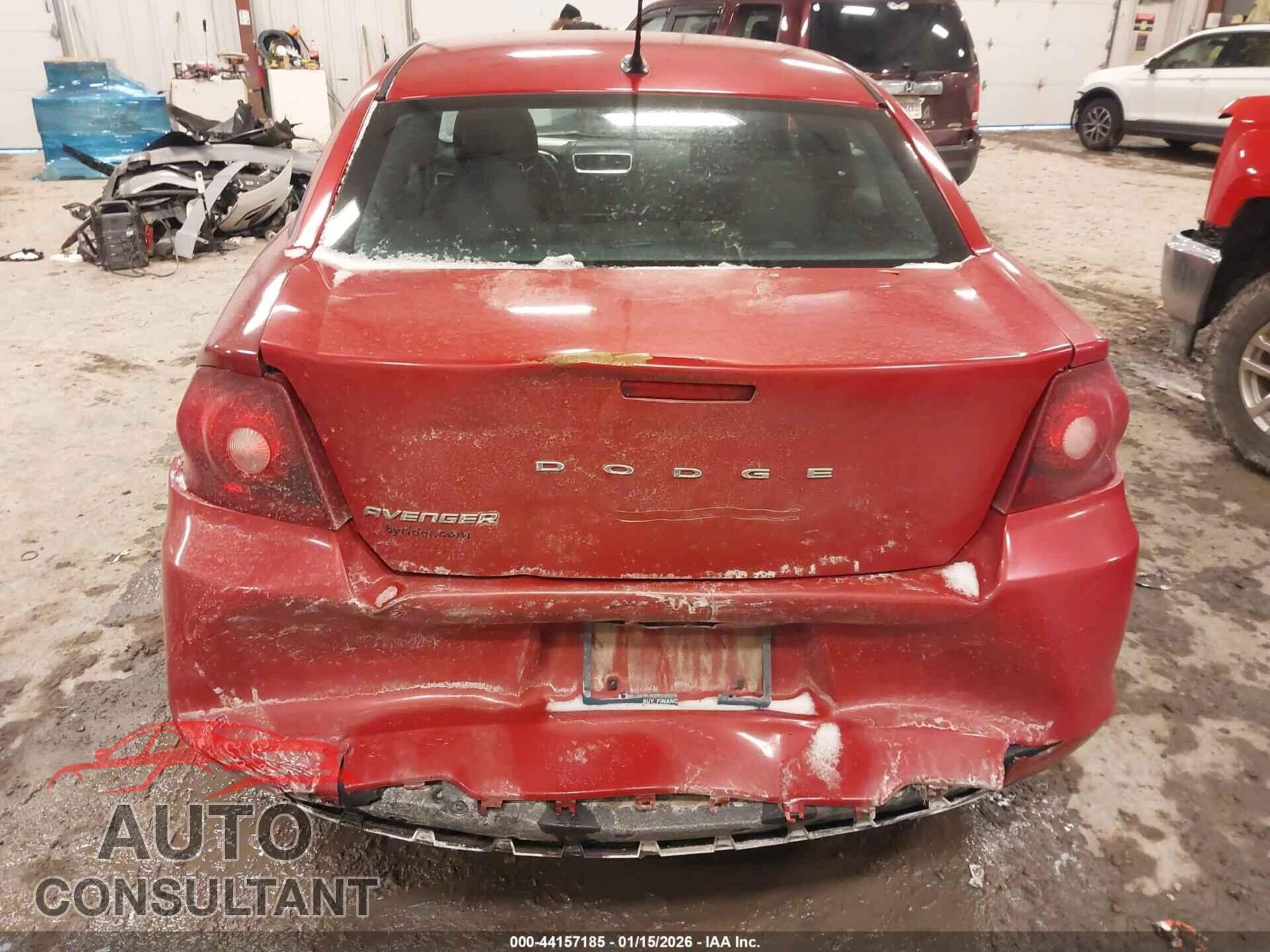 DODGE AVENGER 2013 - 1C3CDZAB2DN746128