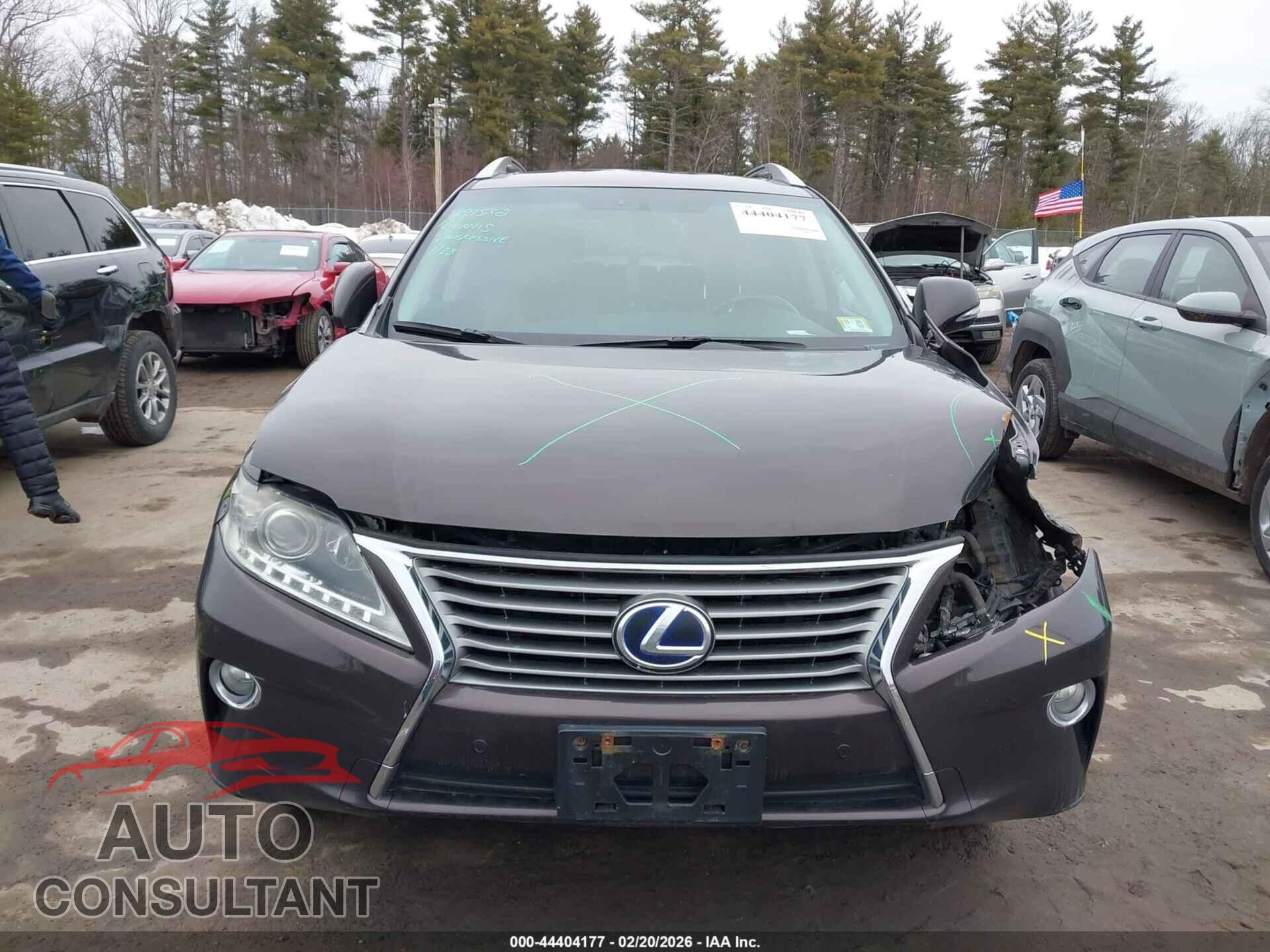 LEXUS RX 450H 2013 - JTJBC1BA1D2051459