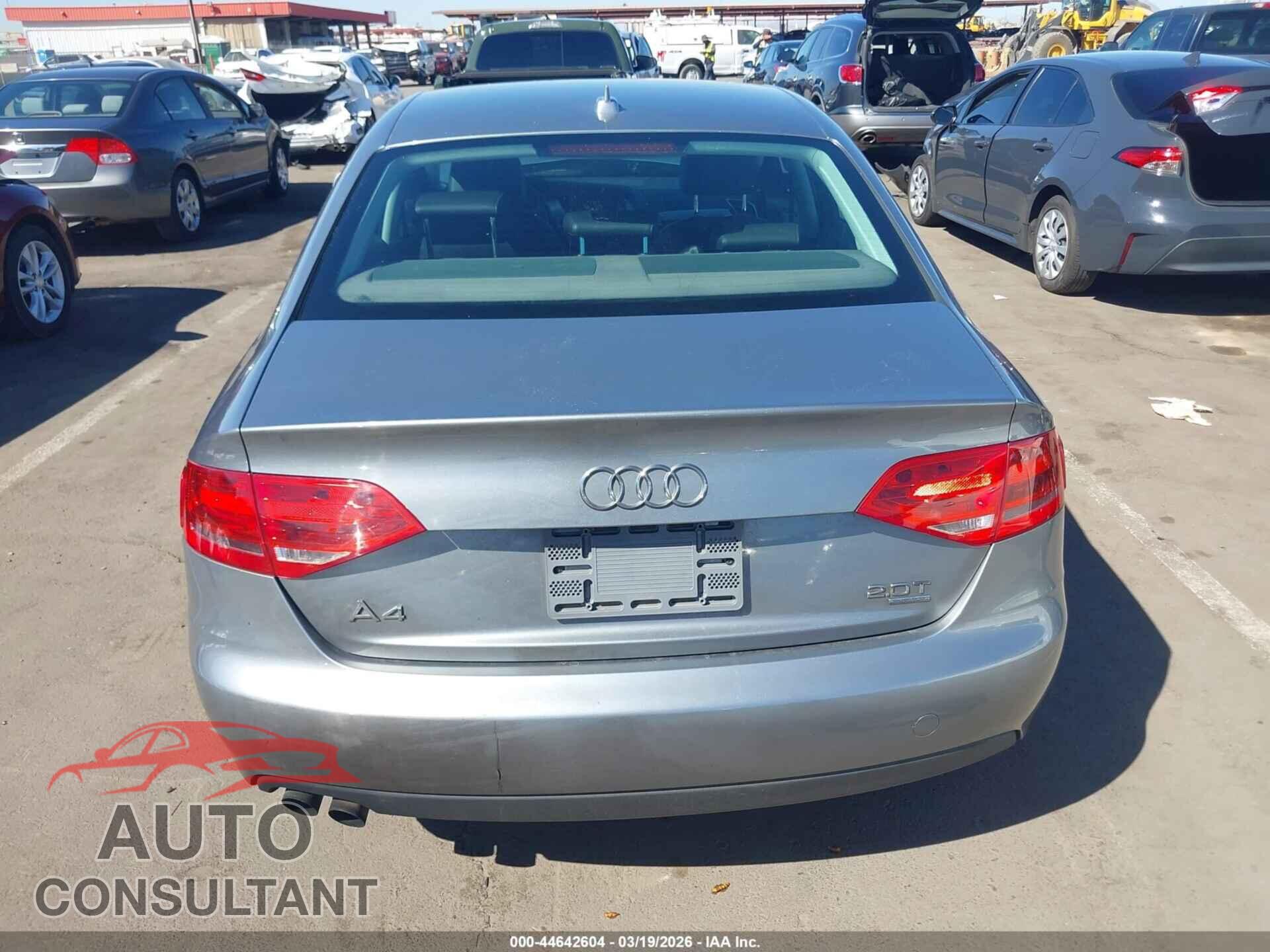 AUDI A4 2010 - WAUBFAFL4AN038654