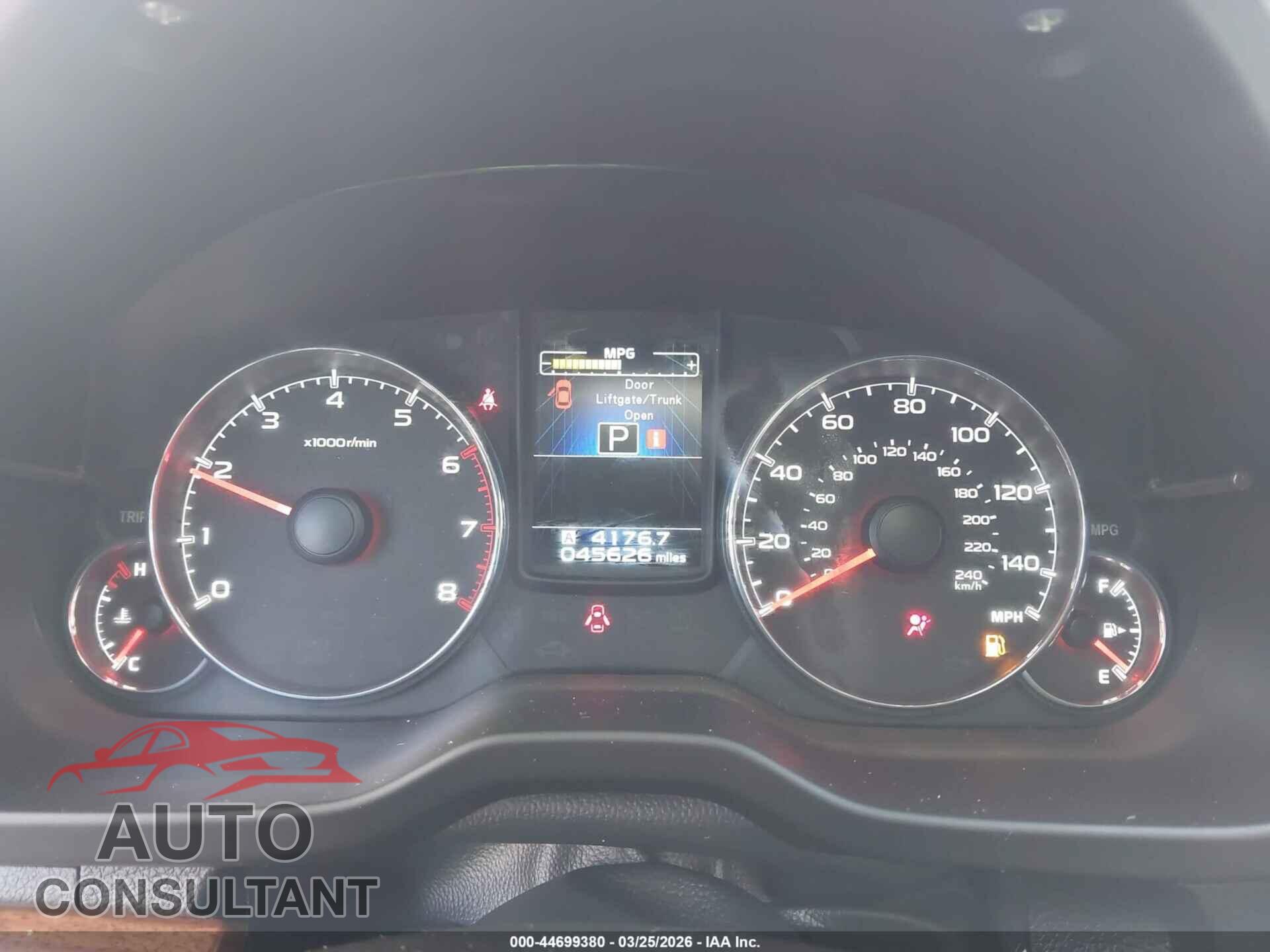 SUBARU OUTBACK 2014 - 4S4BRBNC3E3211921