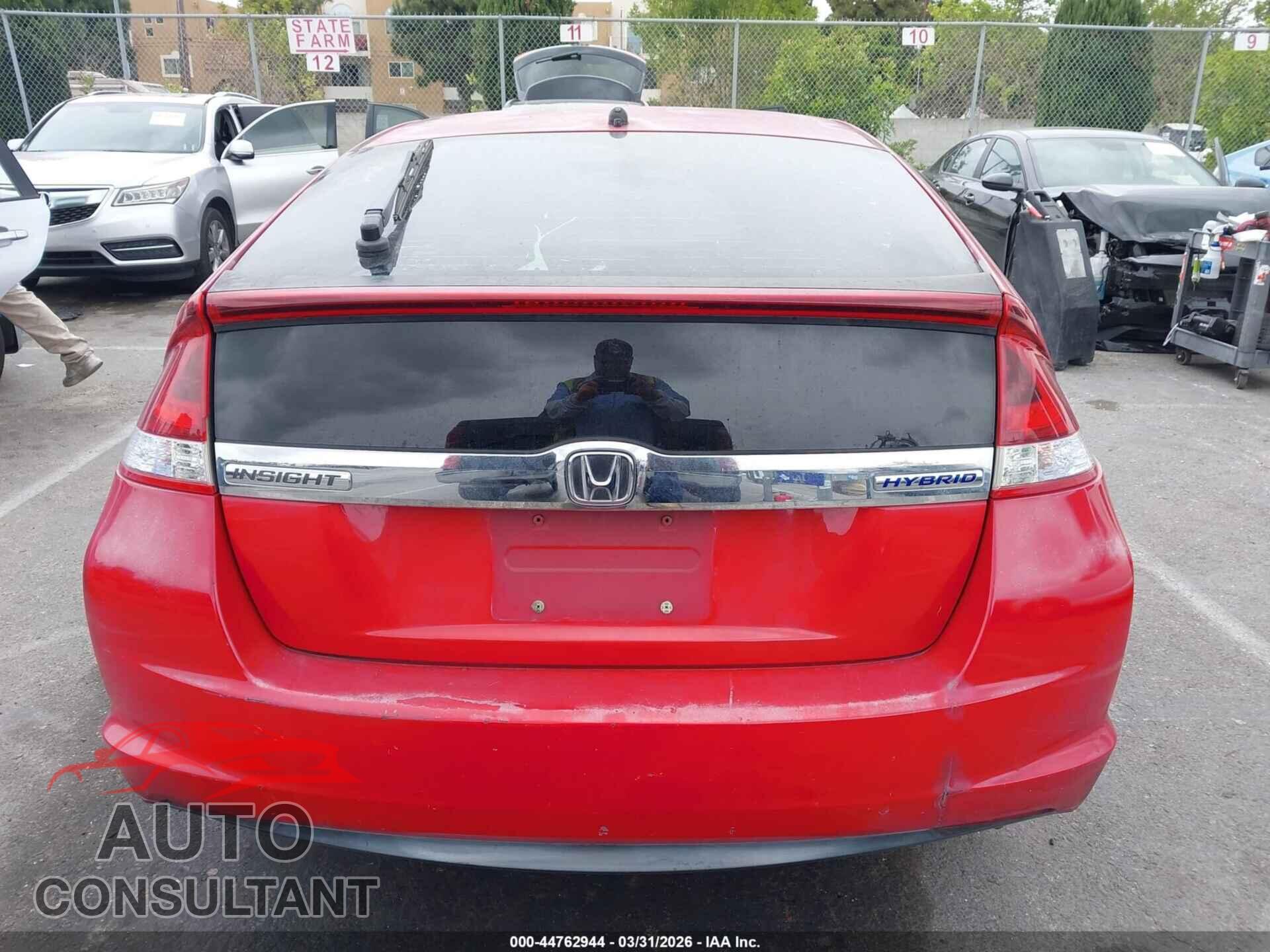 HONDA INSIGHT 2012 - JHMZE2H39CS004686