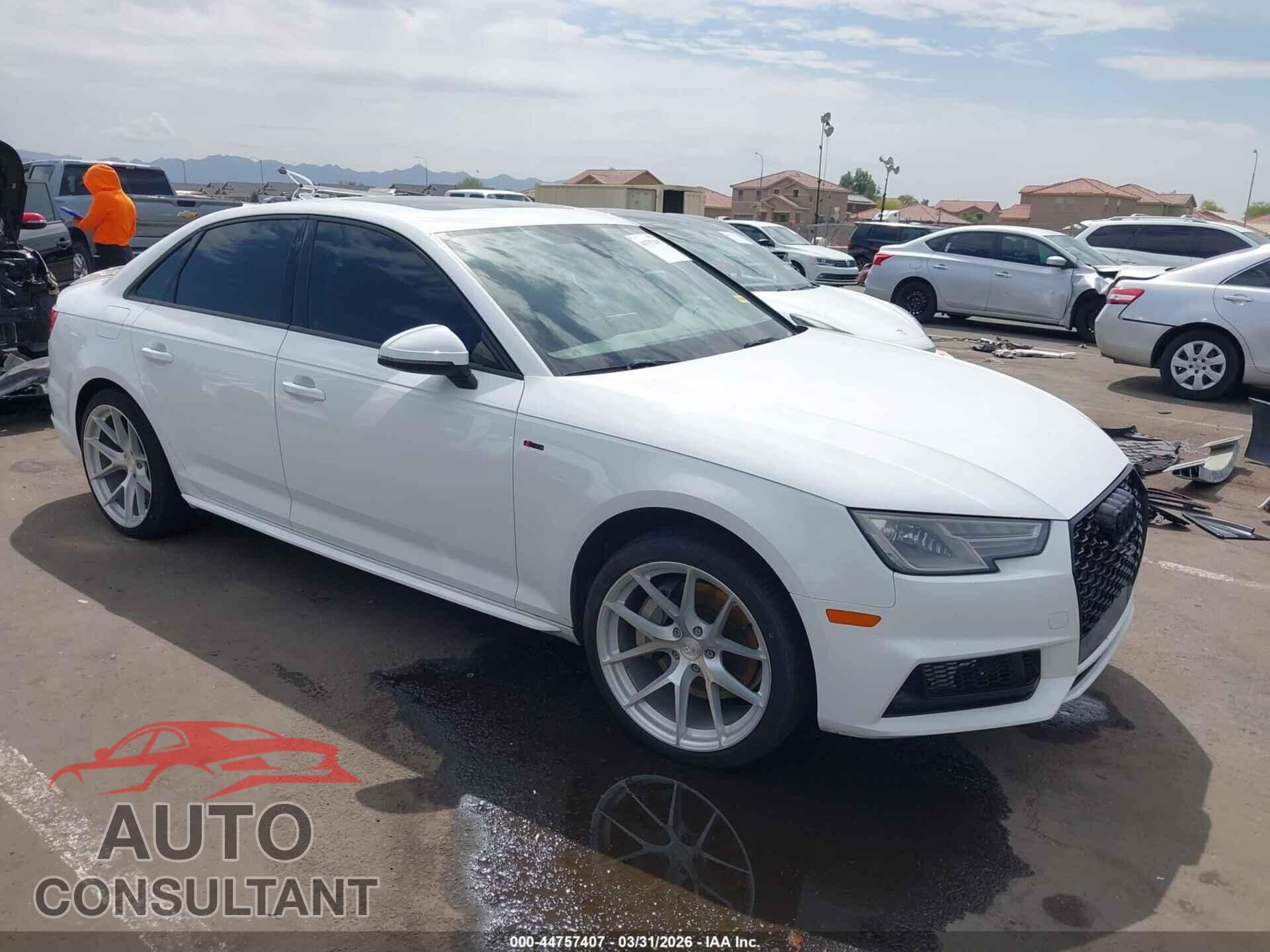AUDI A4 2017 - WAUDNAF49HN054718