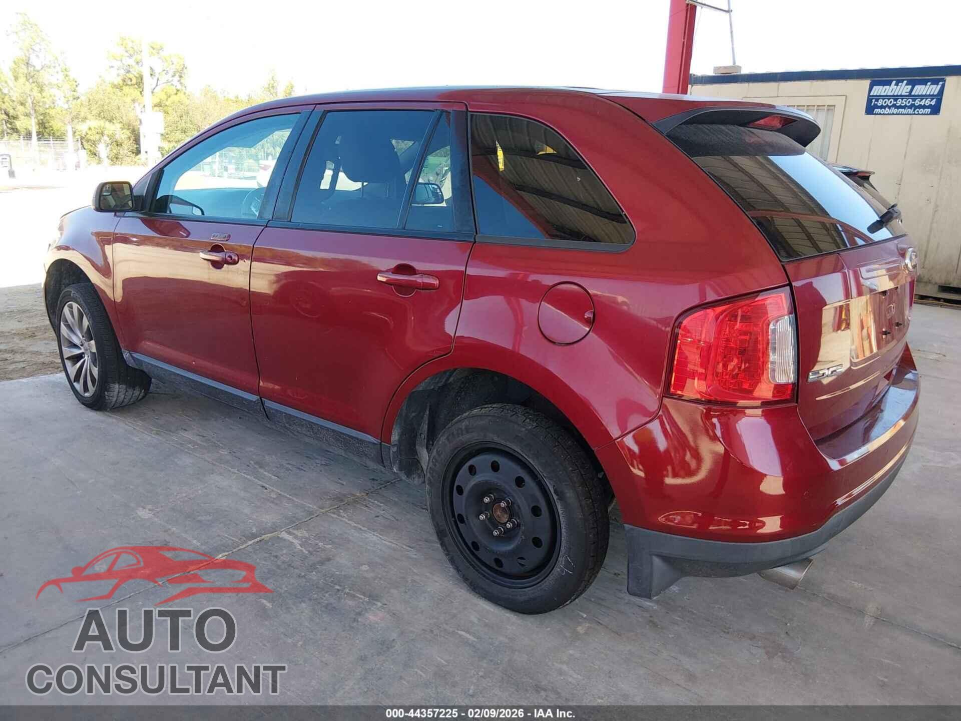 FORD EDGE 2013 - 2FMDK3JCXDBA30886