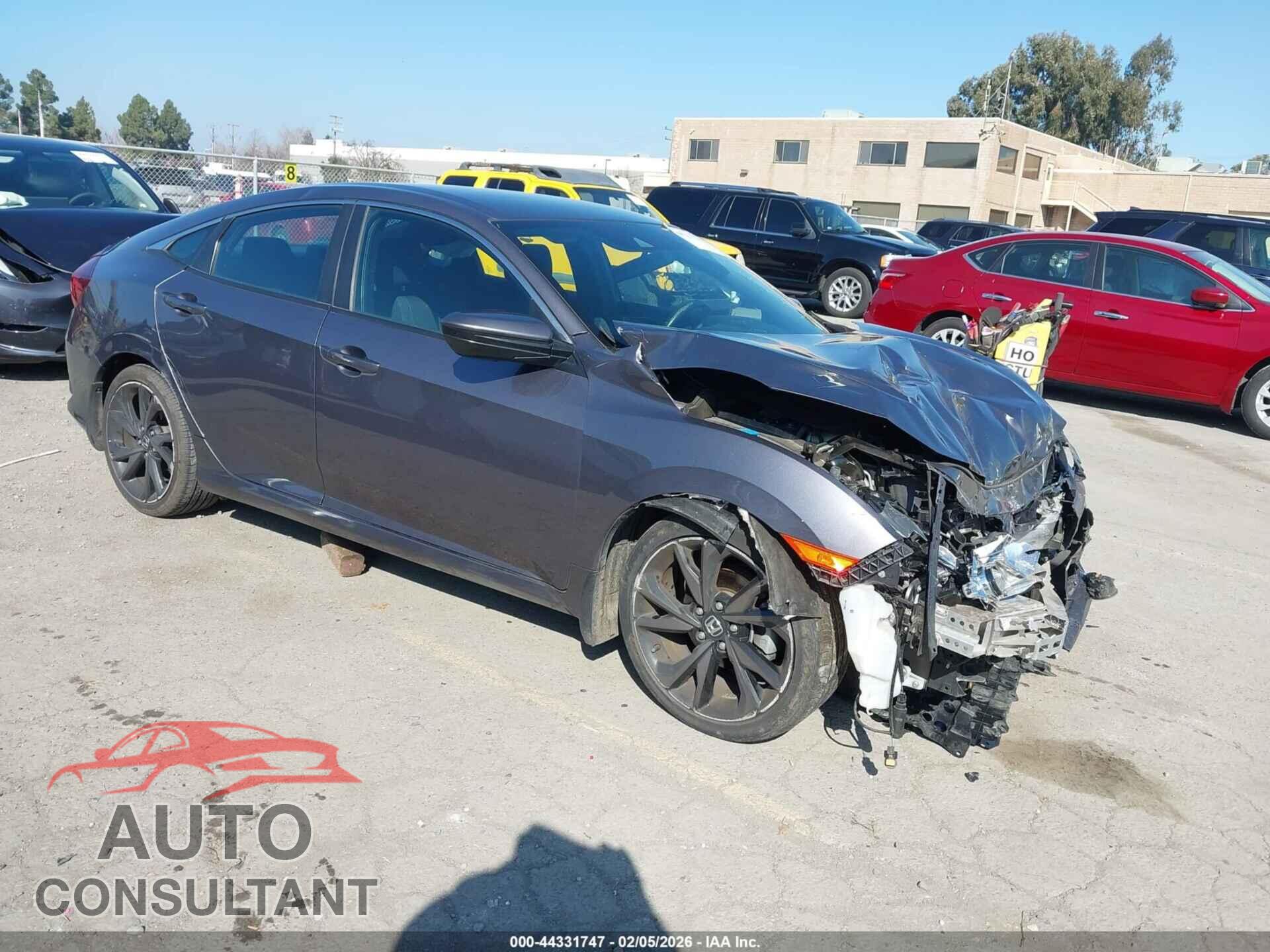 HONDA CIVIC 2020 - 19XFC2F82LE207446