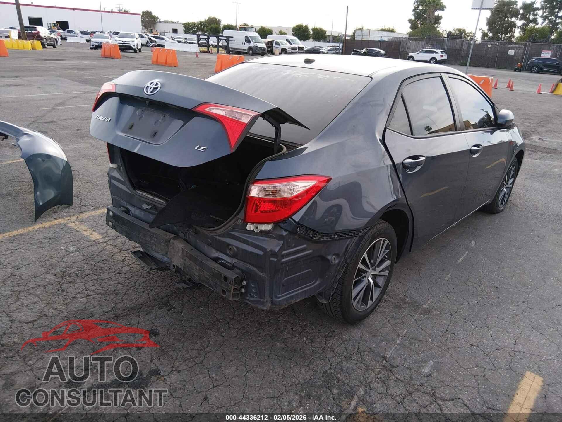 TOYOTA COROLLA 2017 - 5YFBURHE4HP708254