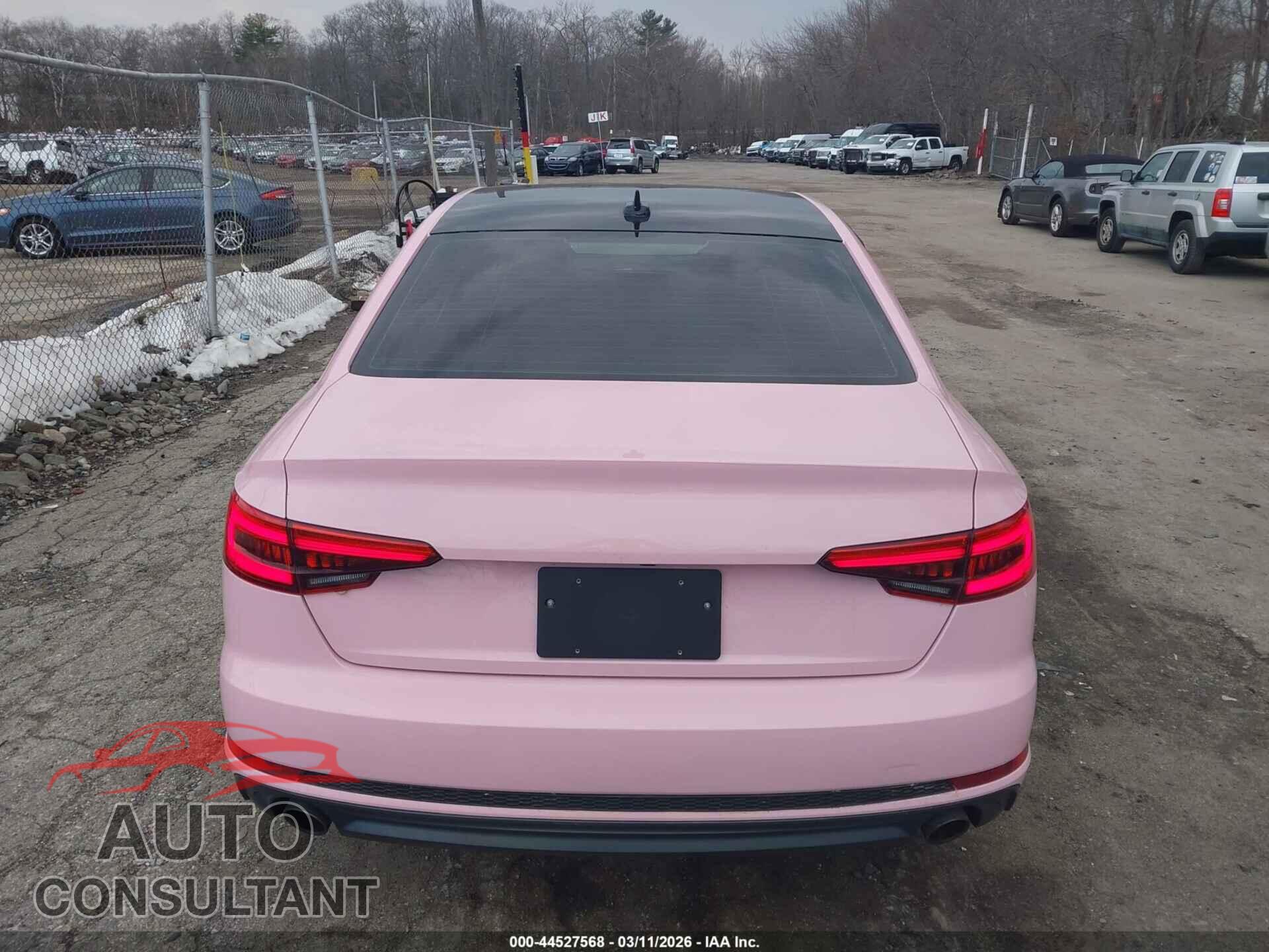 AUDI A4 2017 - WAUKMAF41HN055534
