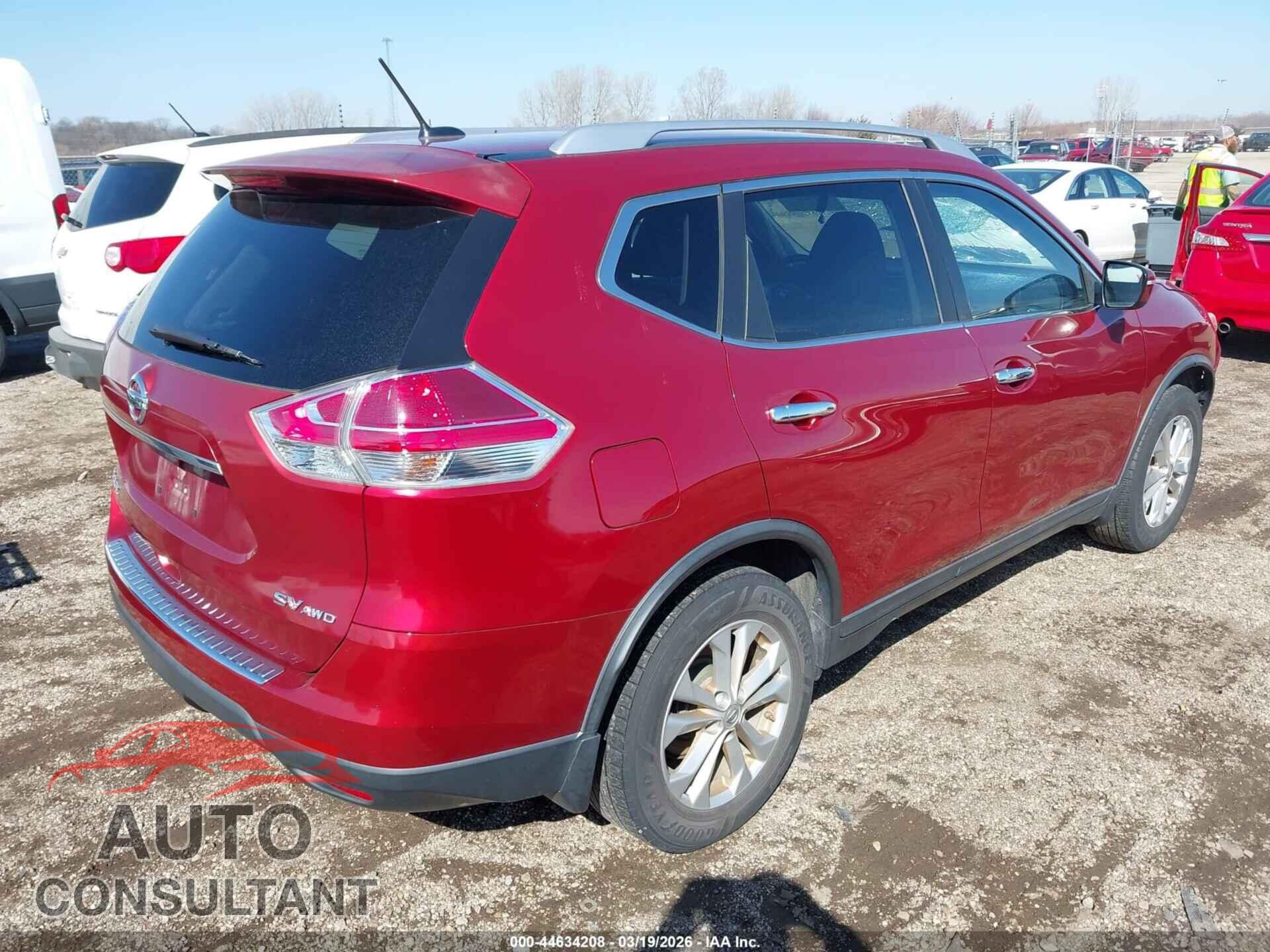 NISSAN ROGUE 2015 - KNMAT2MV5FP540909