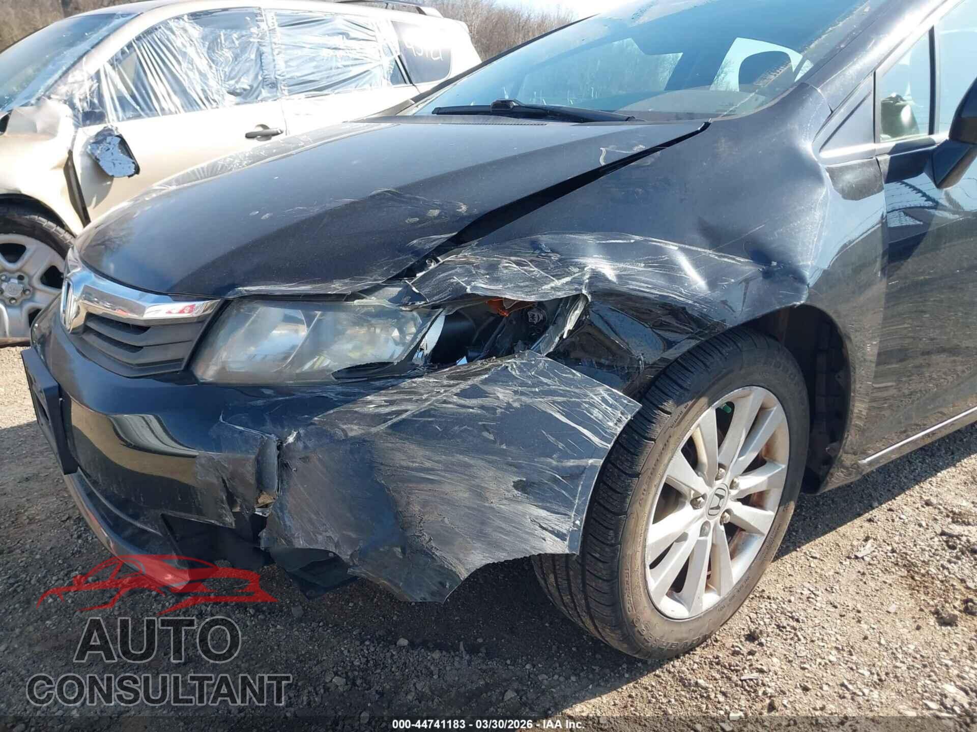 HONDA CIVIC 2012 - 19XFB2F86CE001713