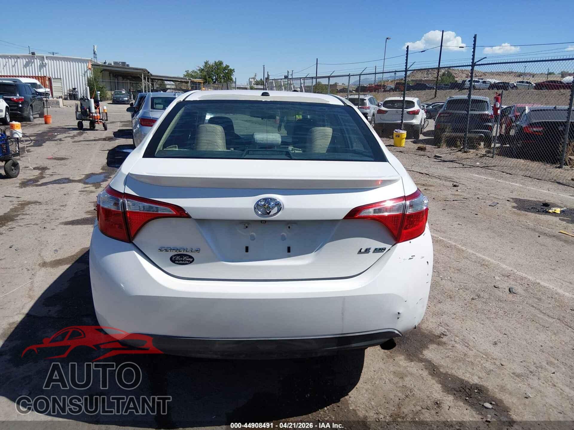 TOYOTA COROLLA 2014 - 5YFBPRHE7EP048150