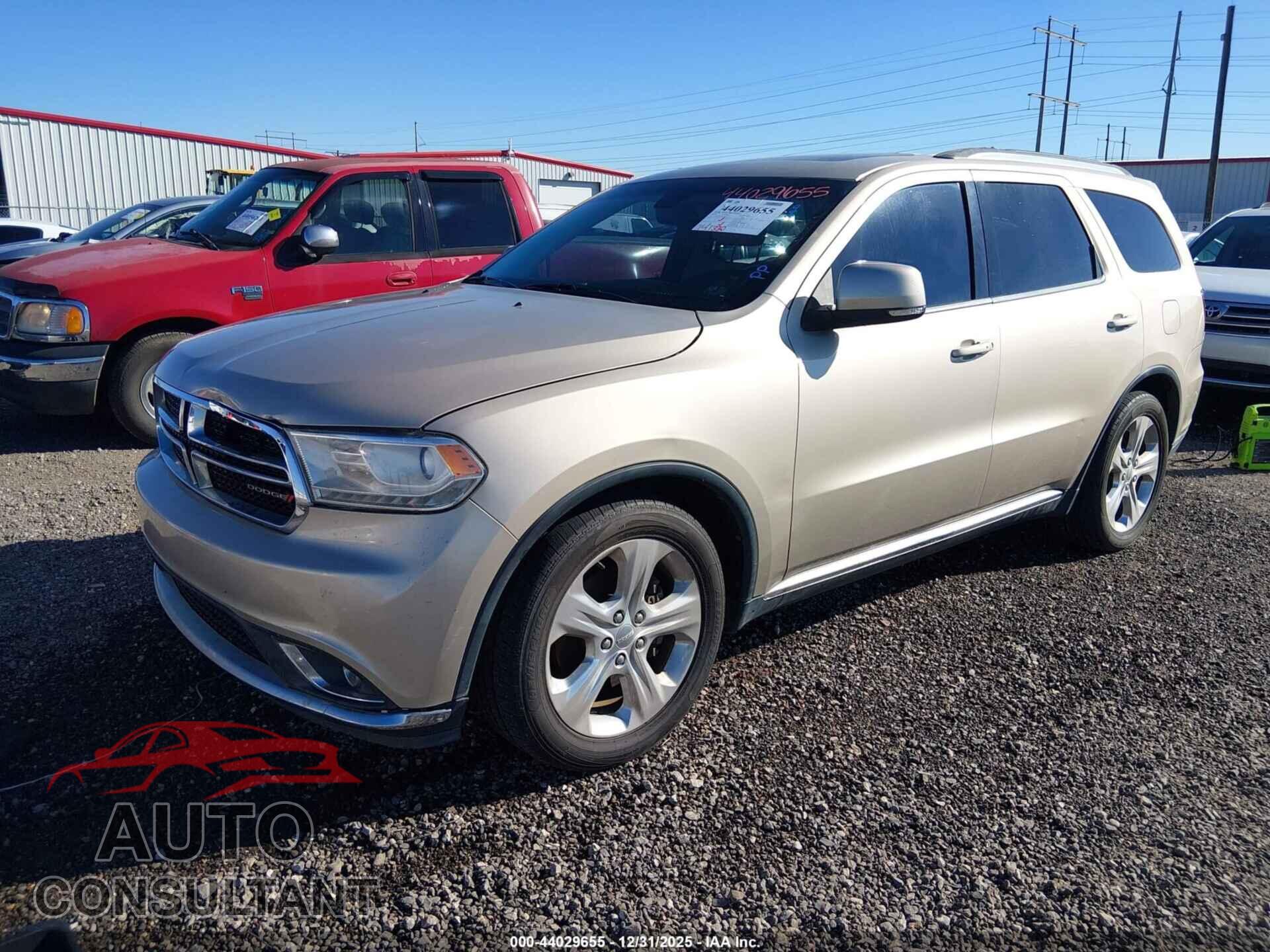 DODGE DURANGO 2014 - 1C4SDHDTXEC344411